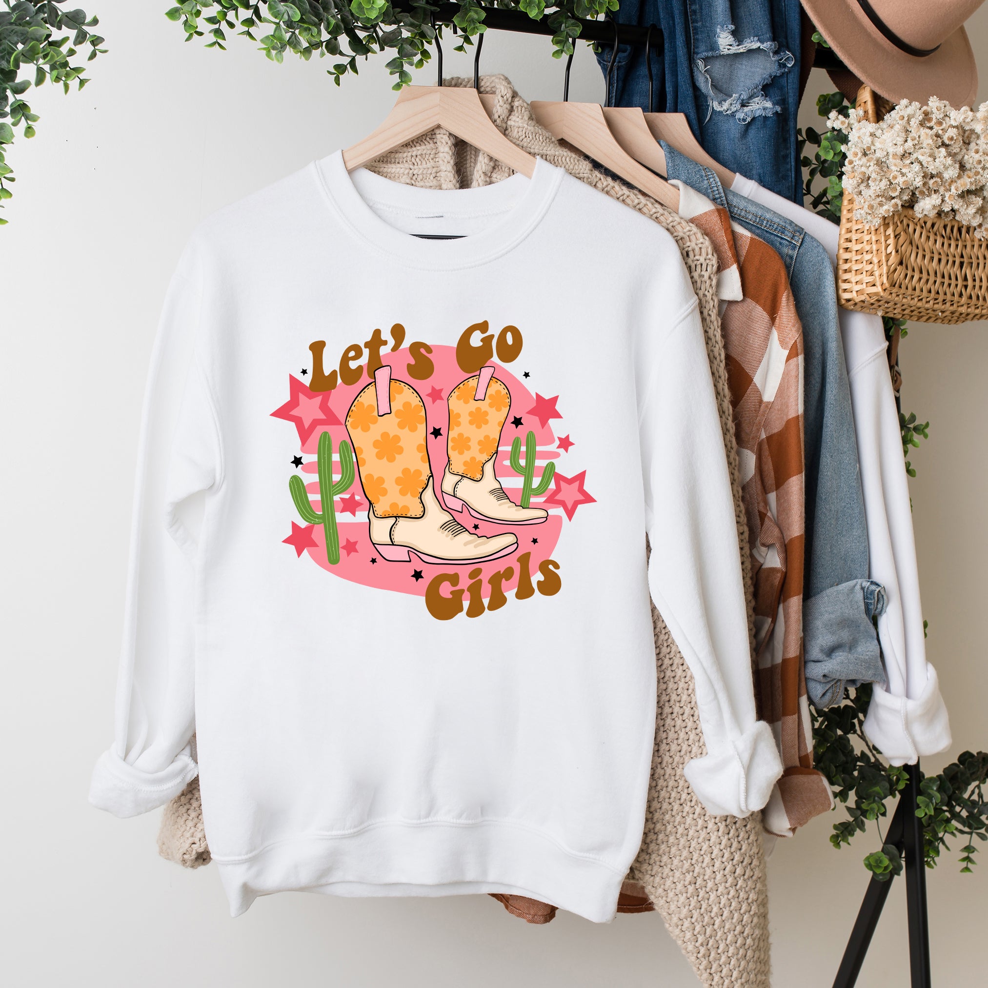 Let's Go Girls Cactus | Sweatshirt