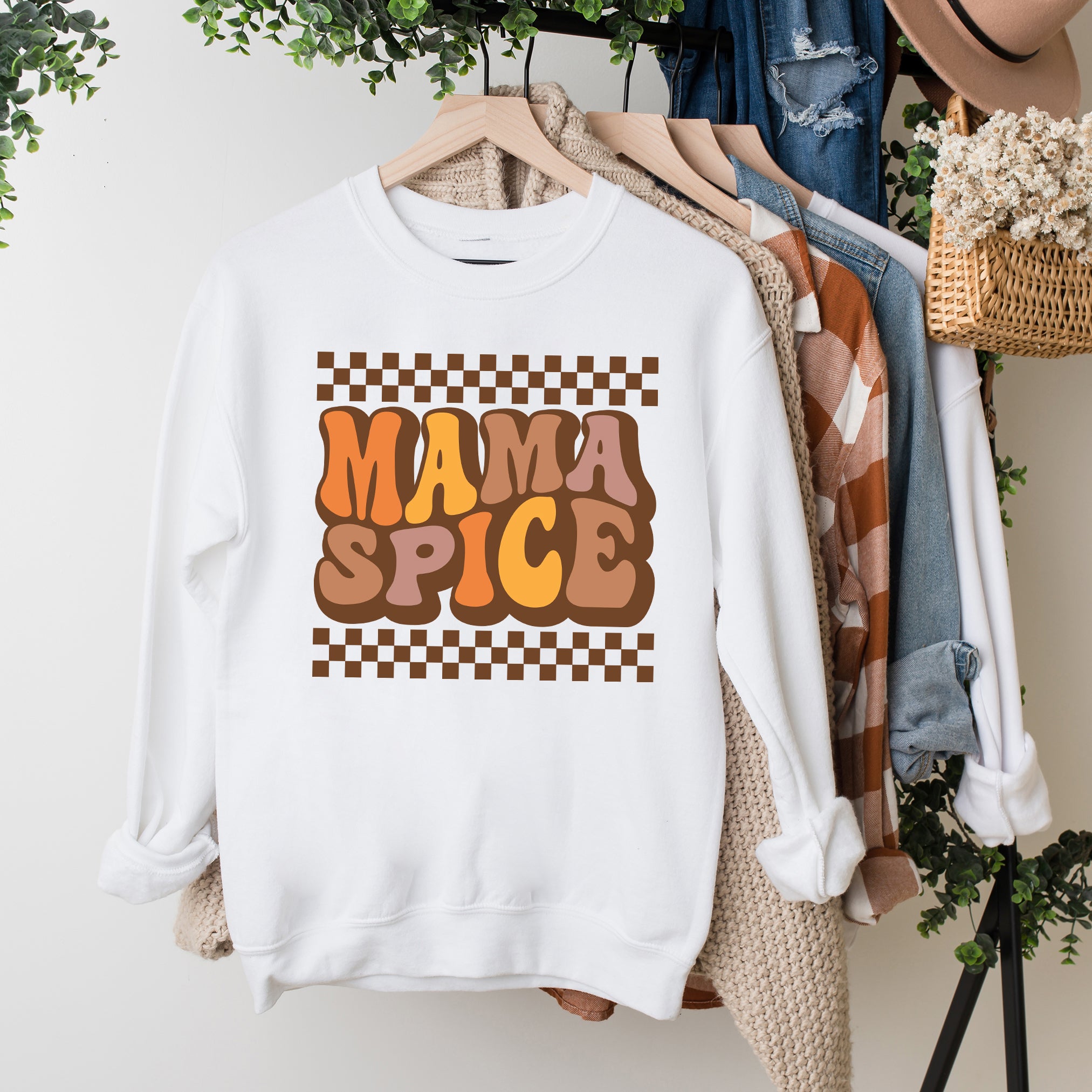 Mama Spice Checkered | Sweatshirt