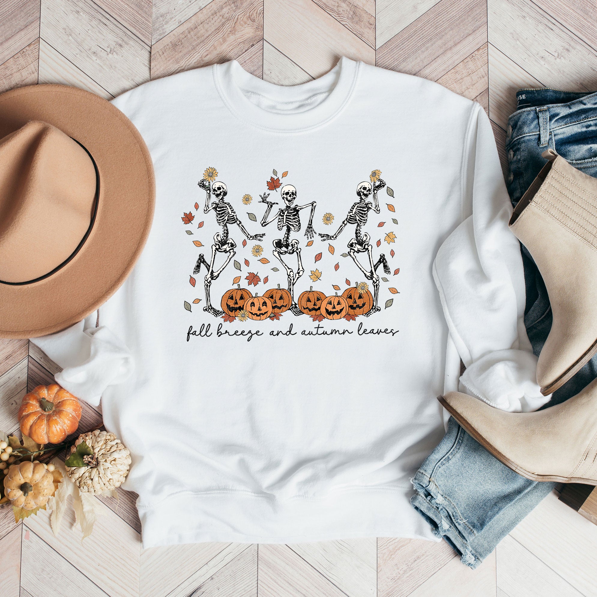 Fall Breeze Skeletons | Sweatshirt