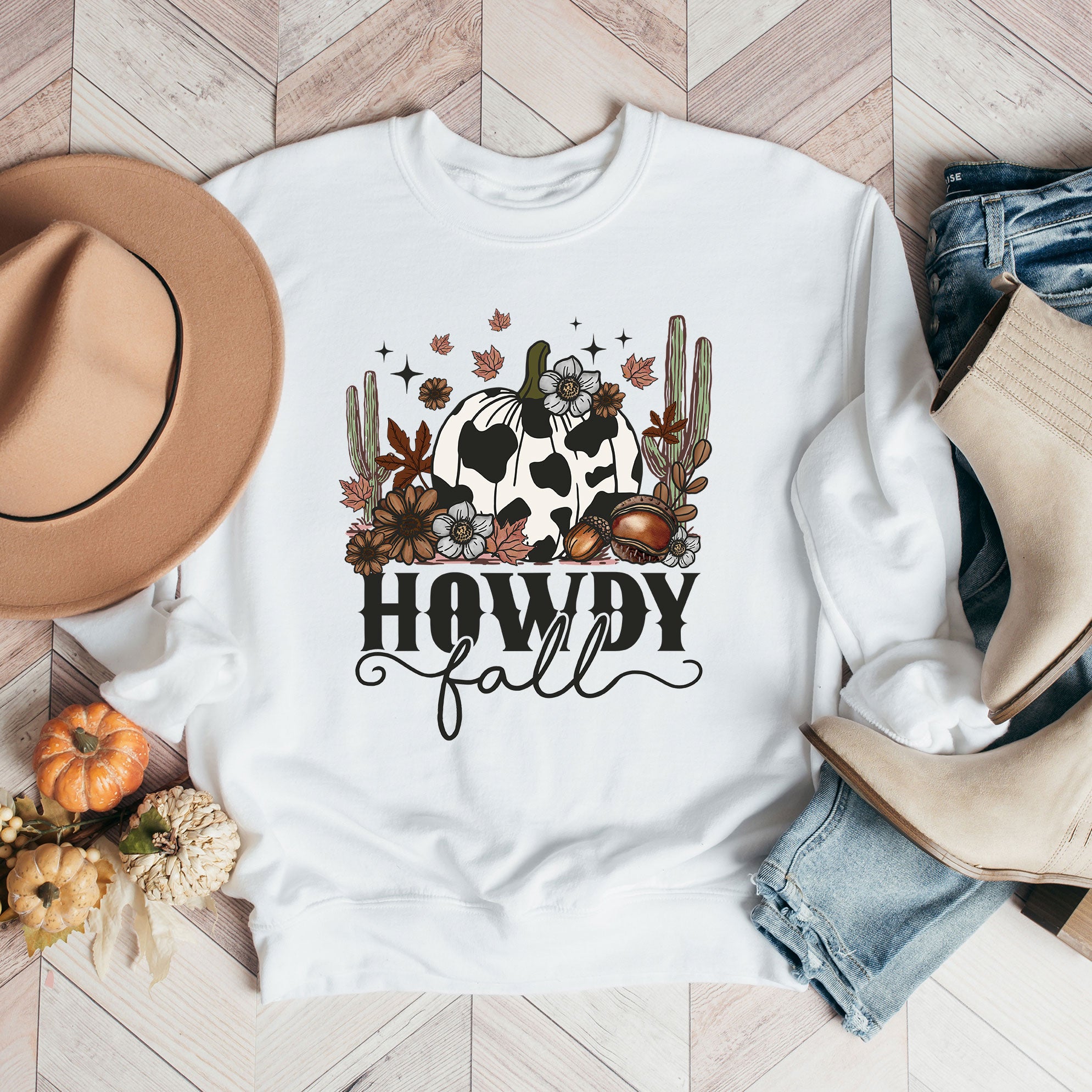 Howdy Fall Pumpkin | Sweatshirt