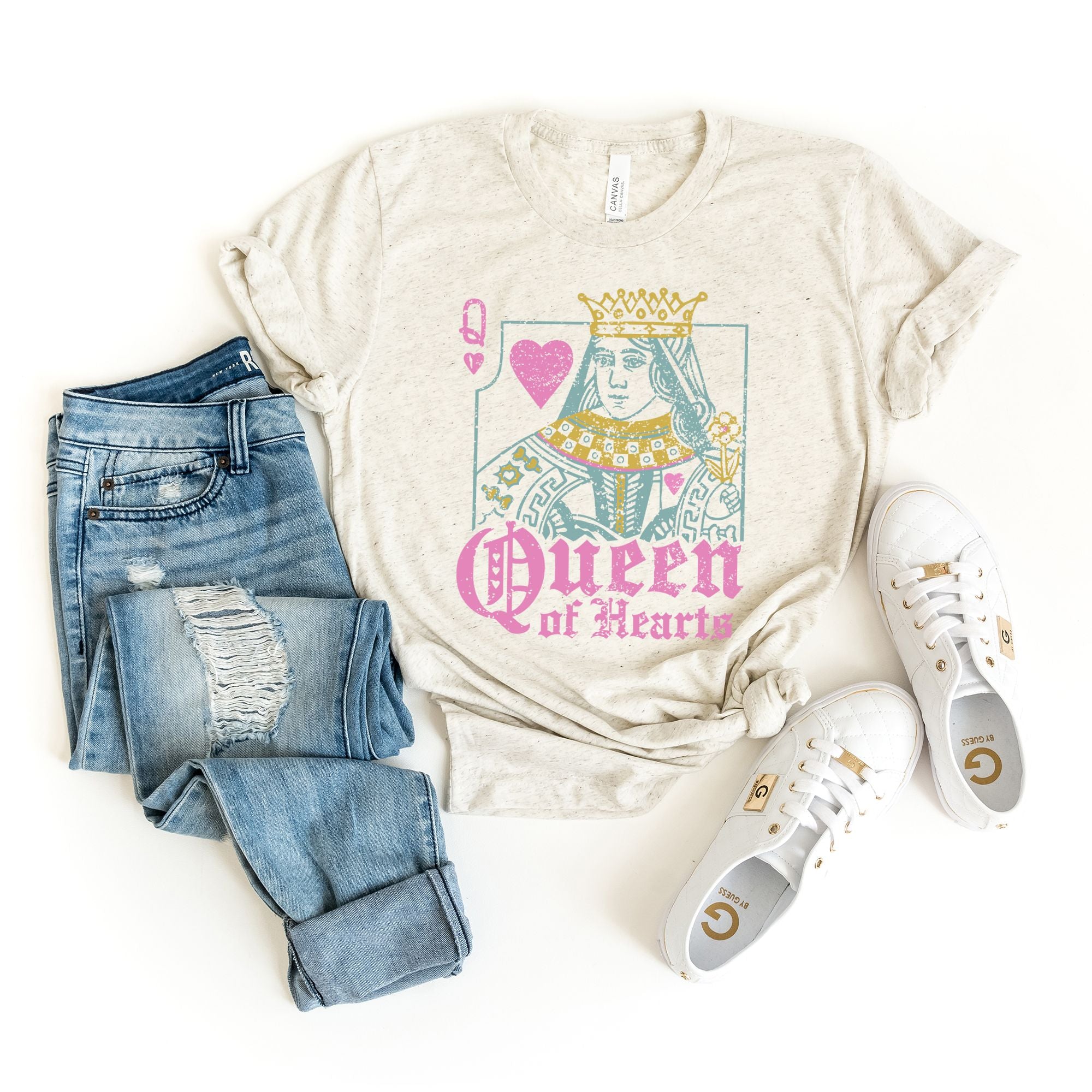 Queen of Hearts | Short Sleeve Crew Neck