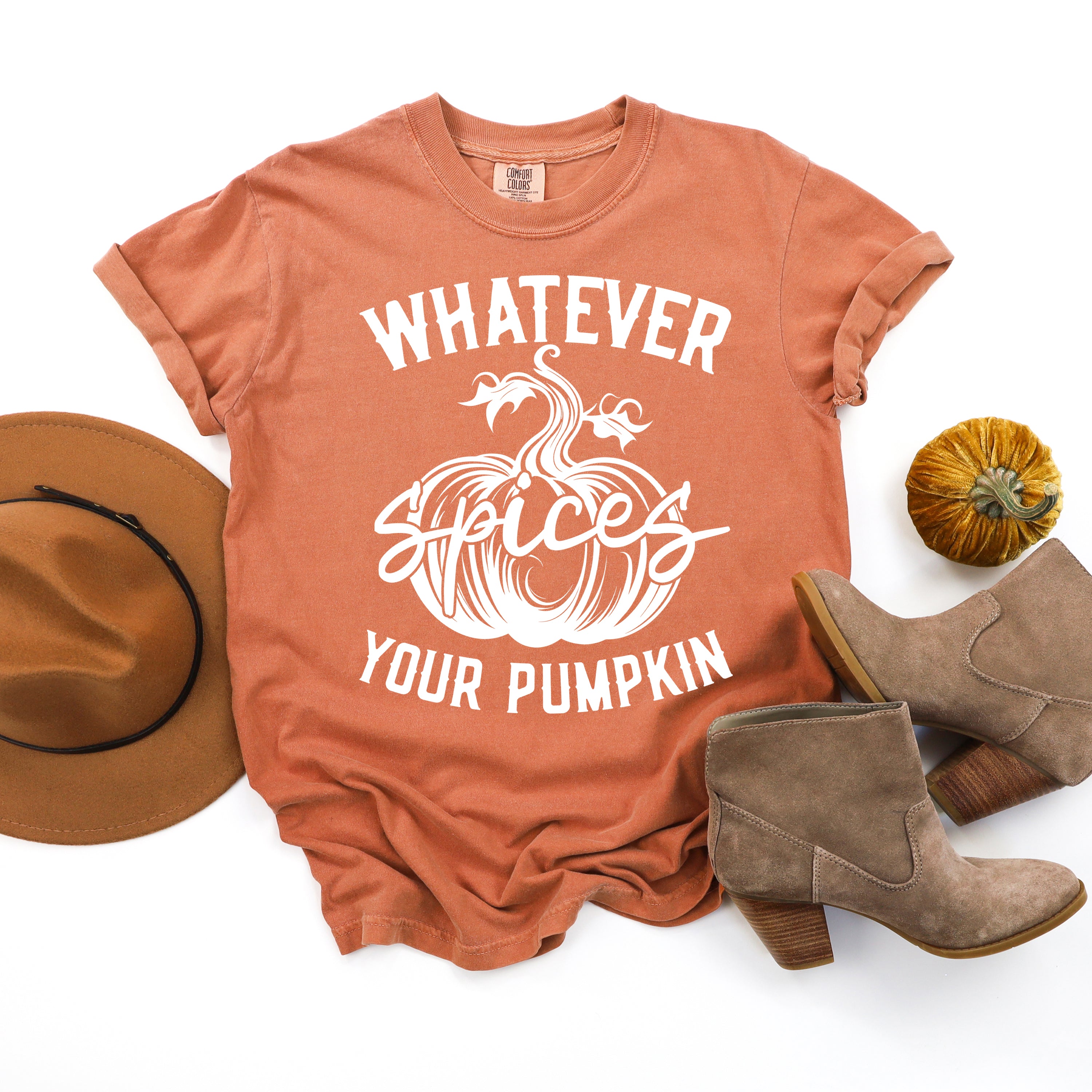 Retro Whatever Spices Your Pumpkin | Garment Dyed Tee
