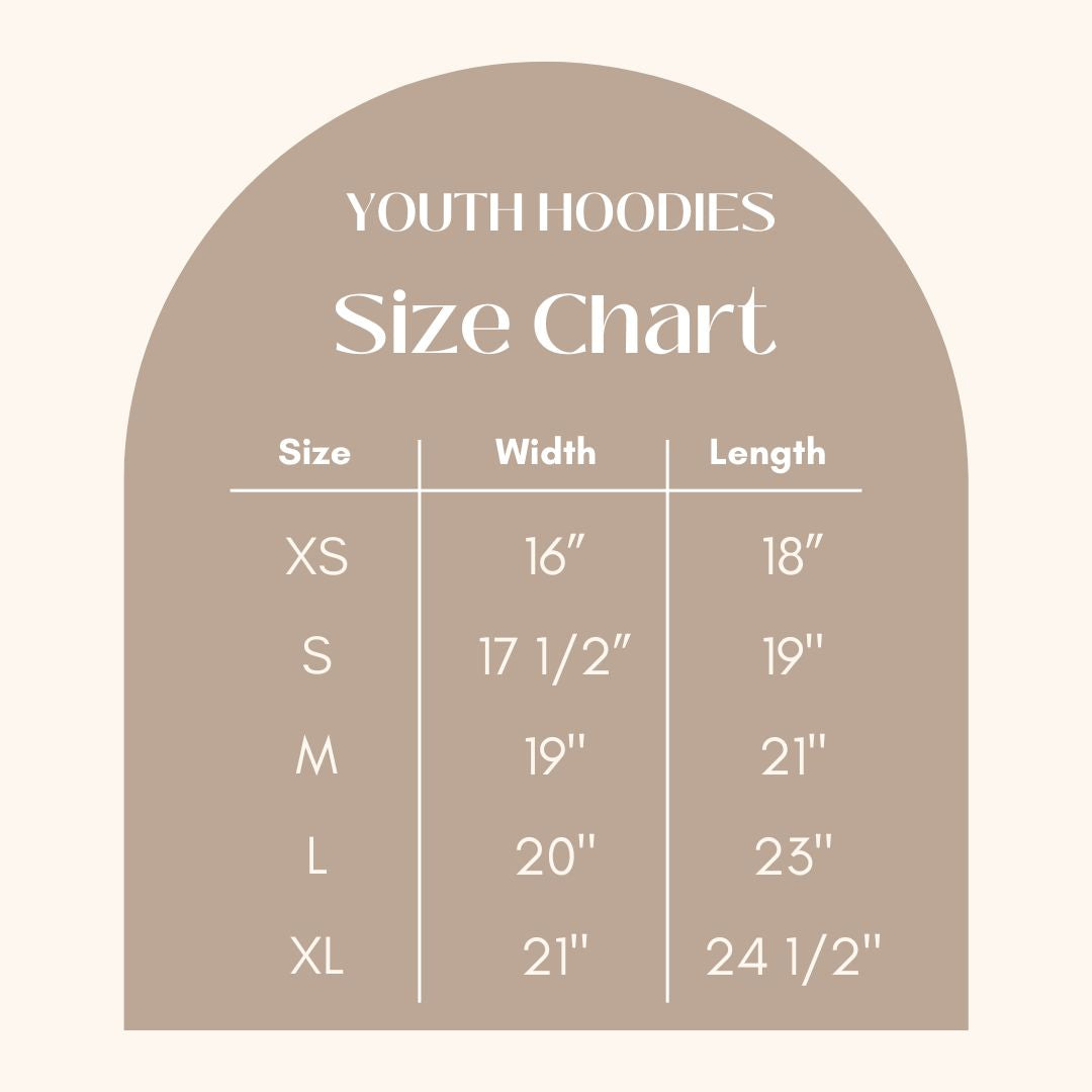 Embroidered Gingerbread Man - Youth Graphic Hoodie