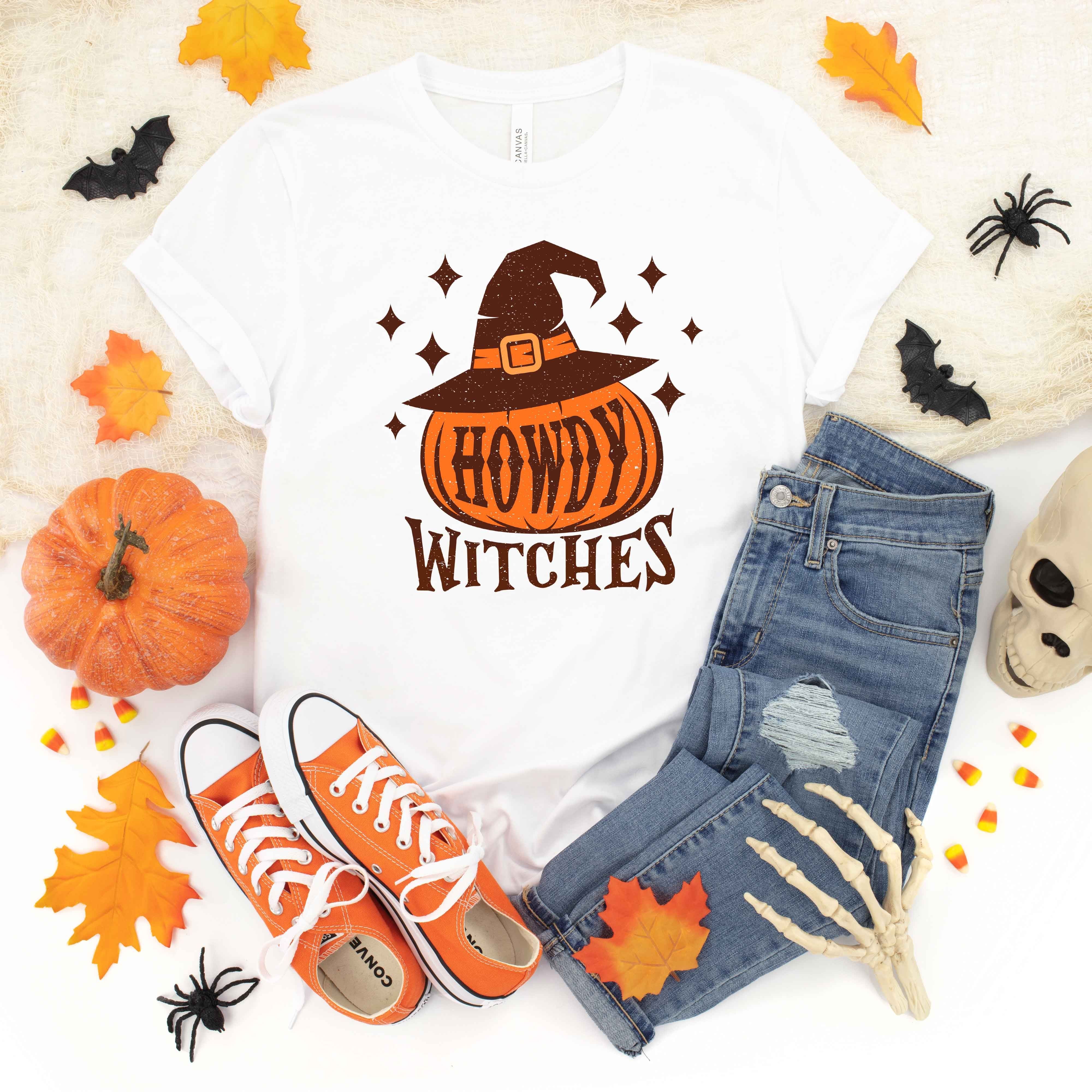Howdy Witches Stars | Short Sleeve Crew Neck
