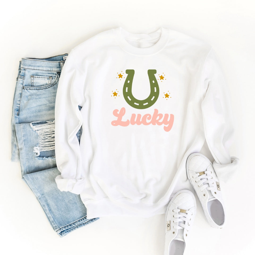 Lucky Horse Shoe | Sweatshirt