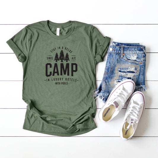 Camp In Luxury Hotels | Short Sleeve Graphic Tee