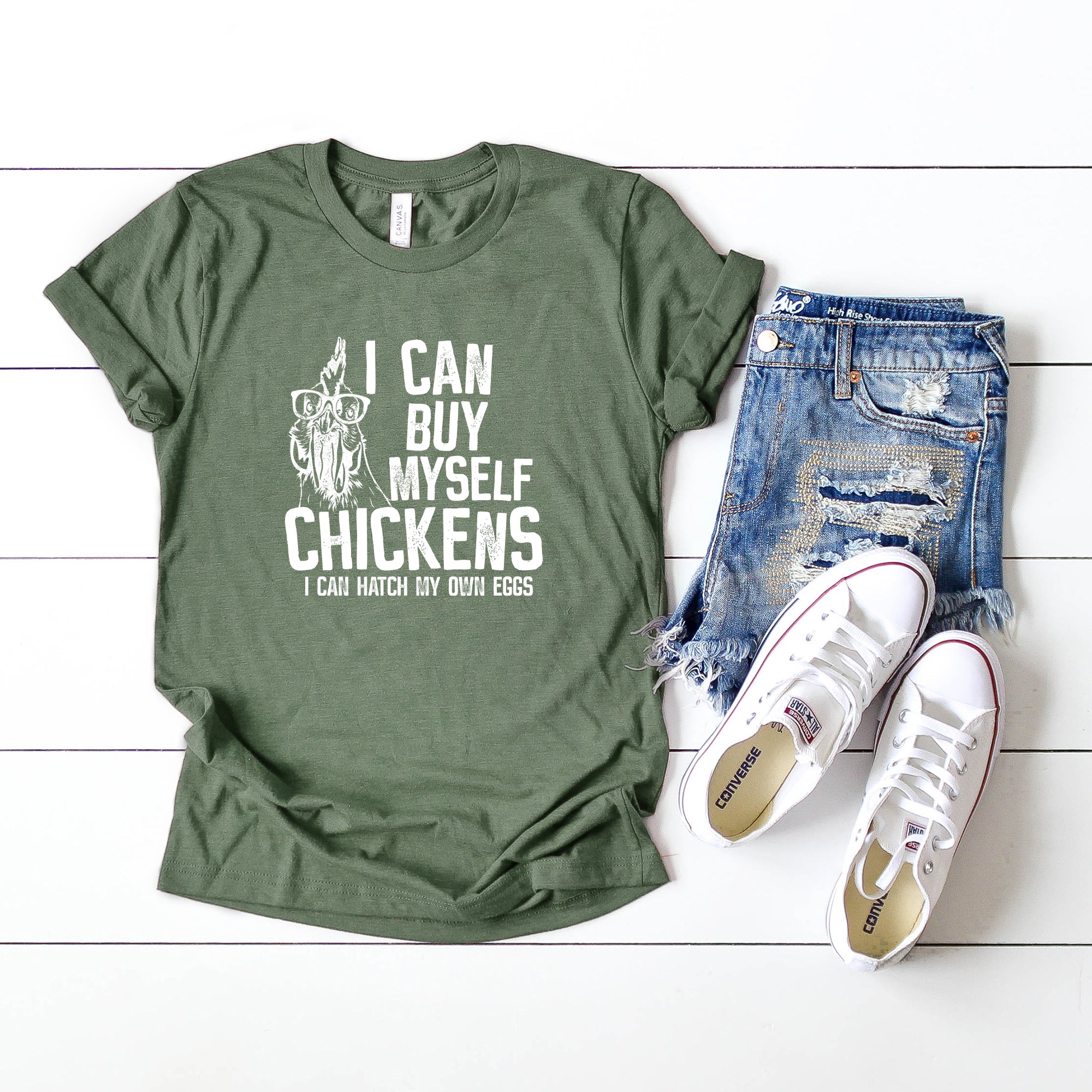 I Can Buy Myself Chickens | Short Sleeve Graphic Tee