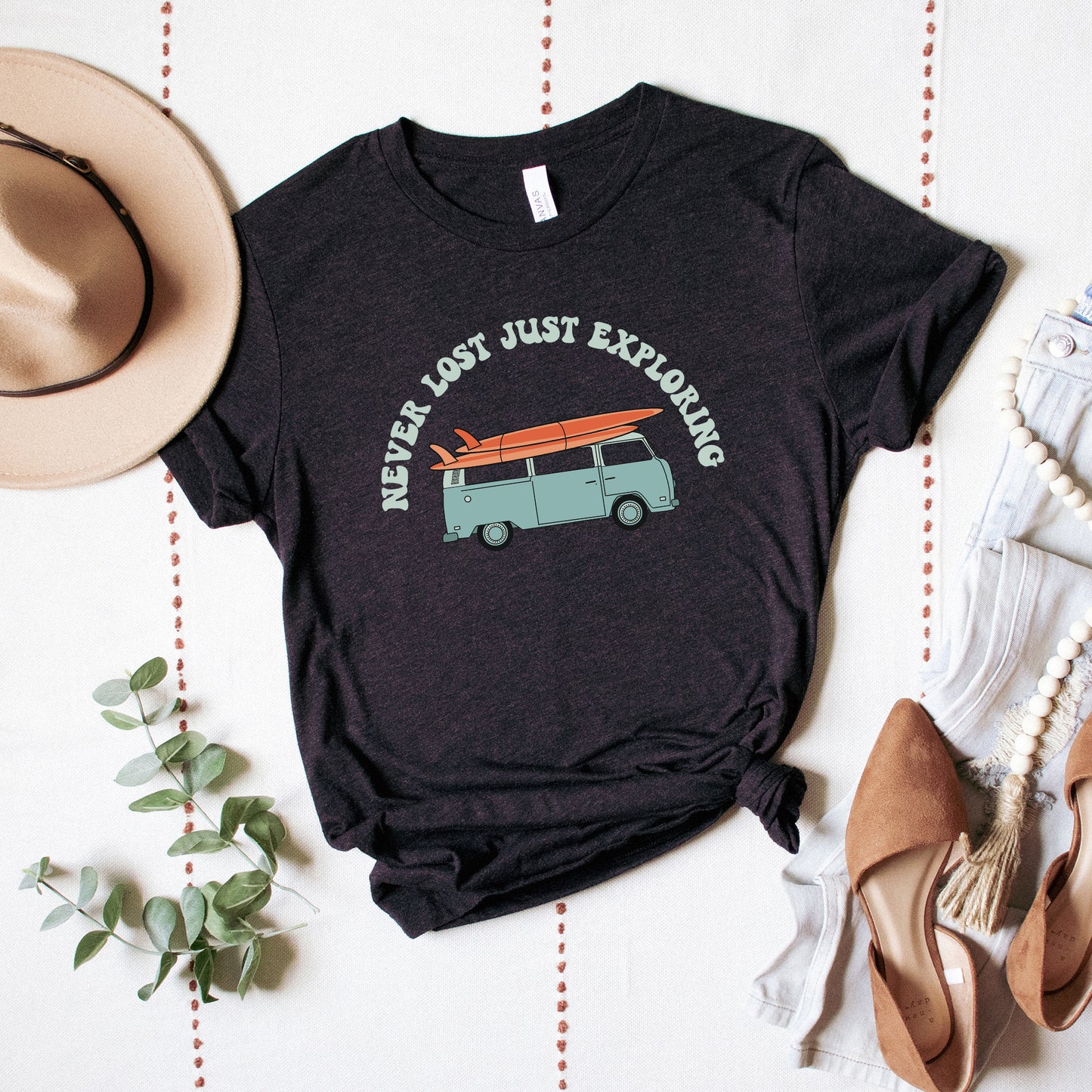 Never Lost Light Blue | Short Sleeve Graphic Tee