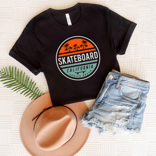 Skateboard California | Short Sleeve Graphic Tee