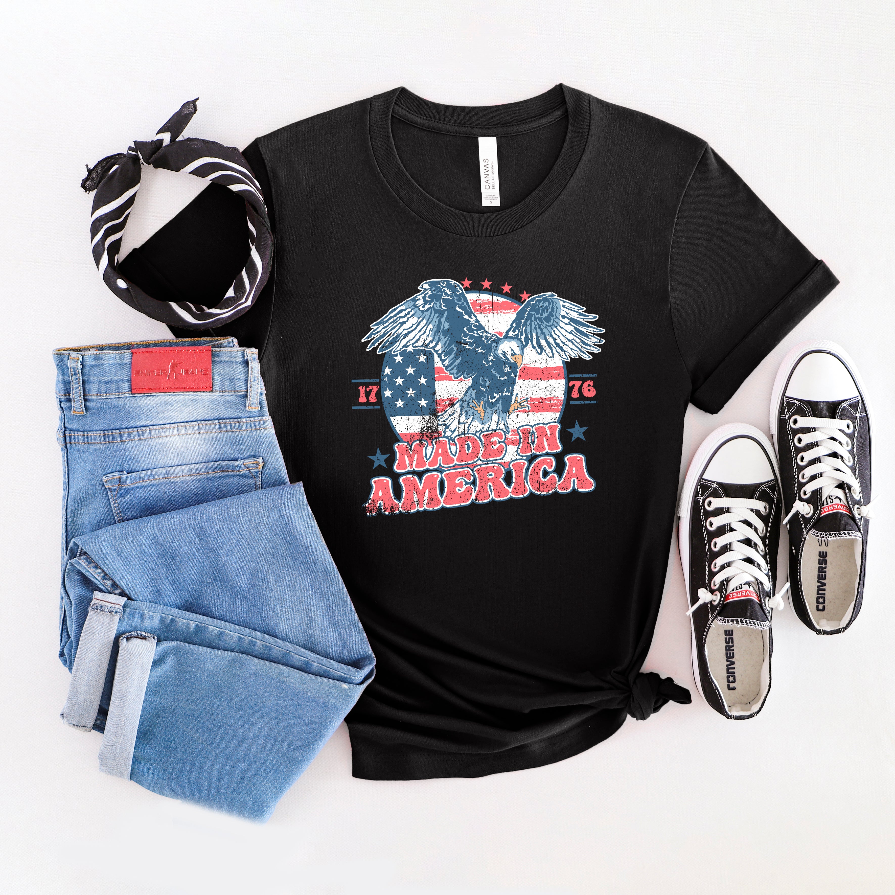 Retro Made In America | Short Sleeve Graphic Tee