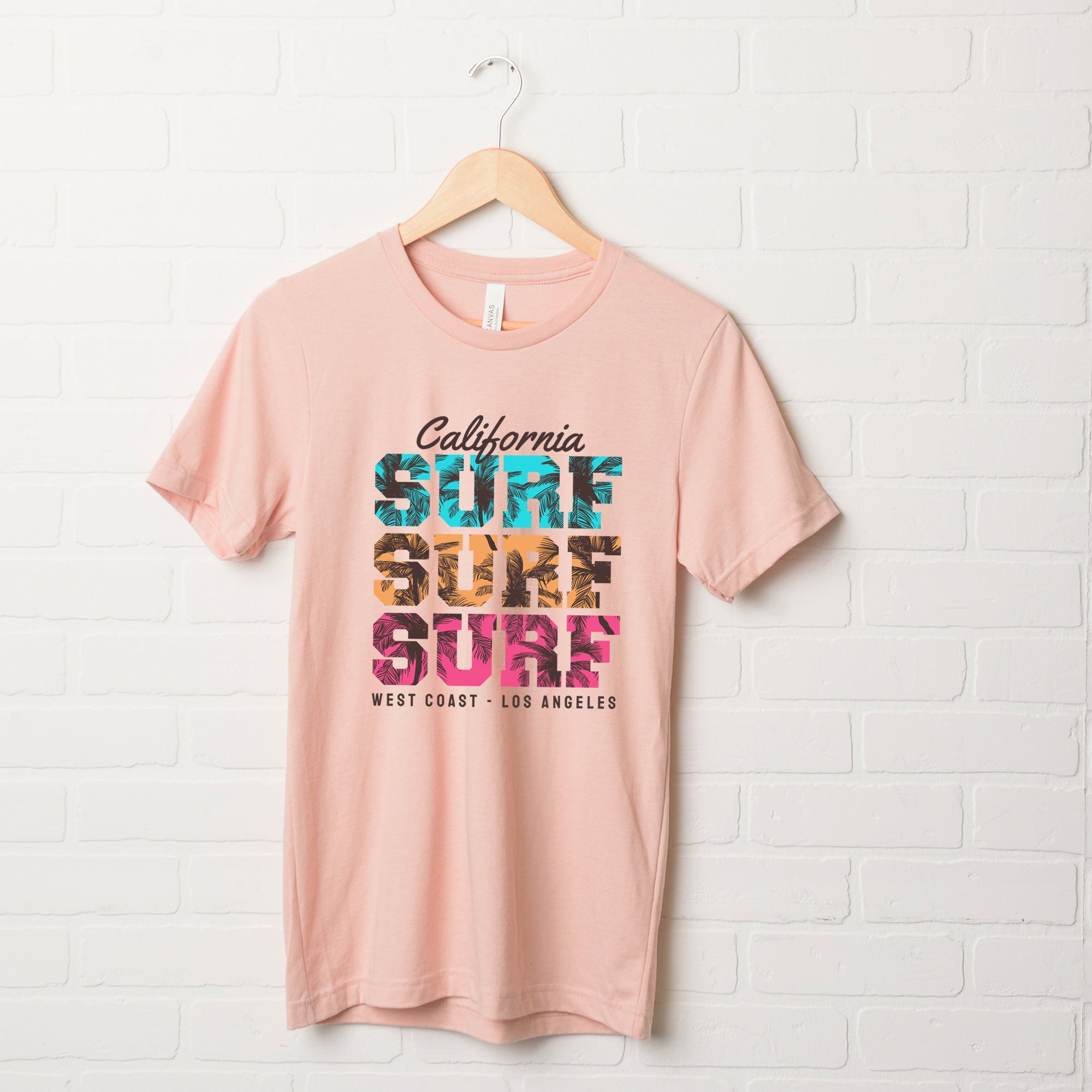California Surf Stacked | Short Sleeve Graphic Tee
