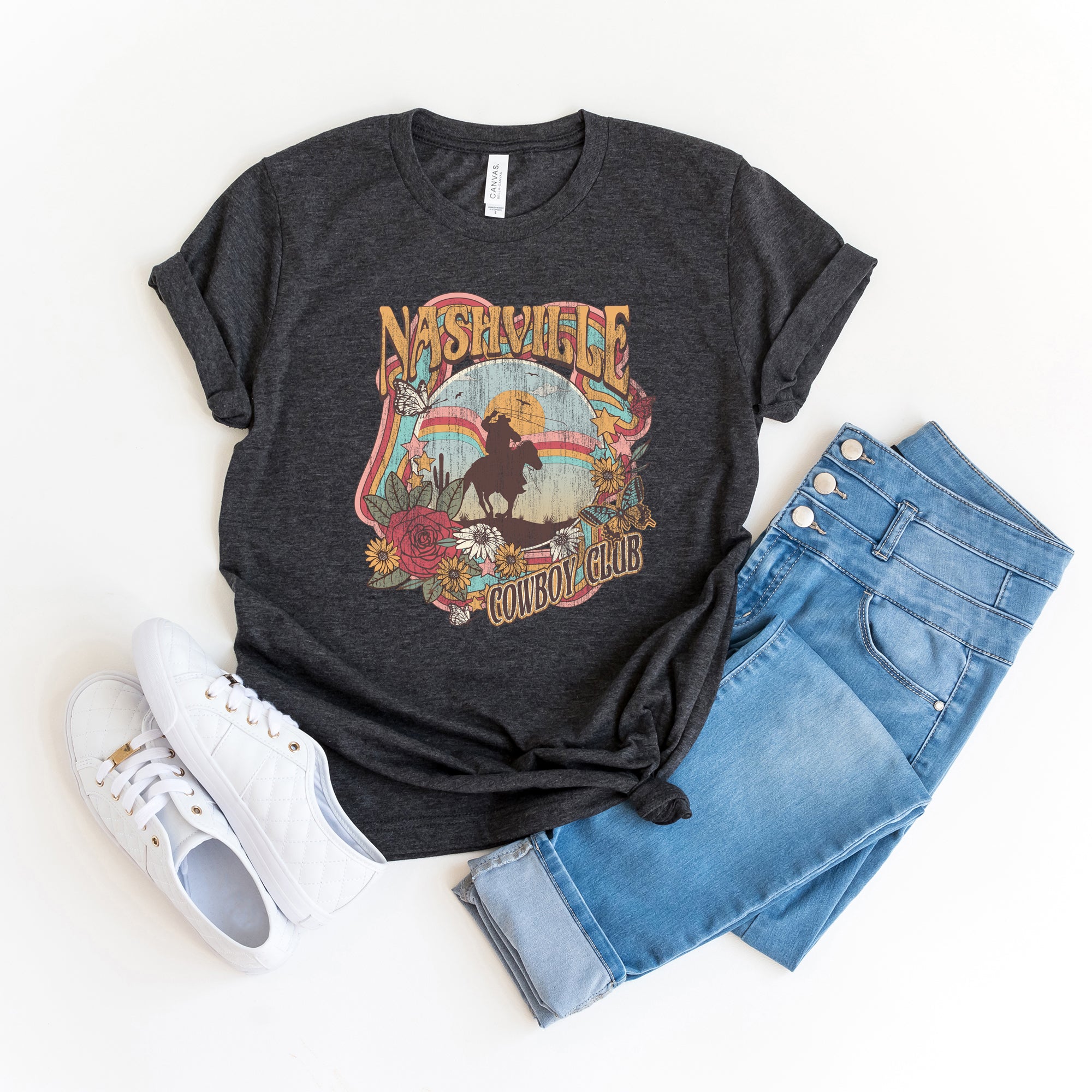 Nashville Cowboy Club | Short Sleeve Graphic Tee