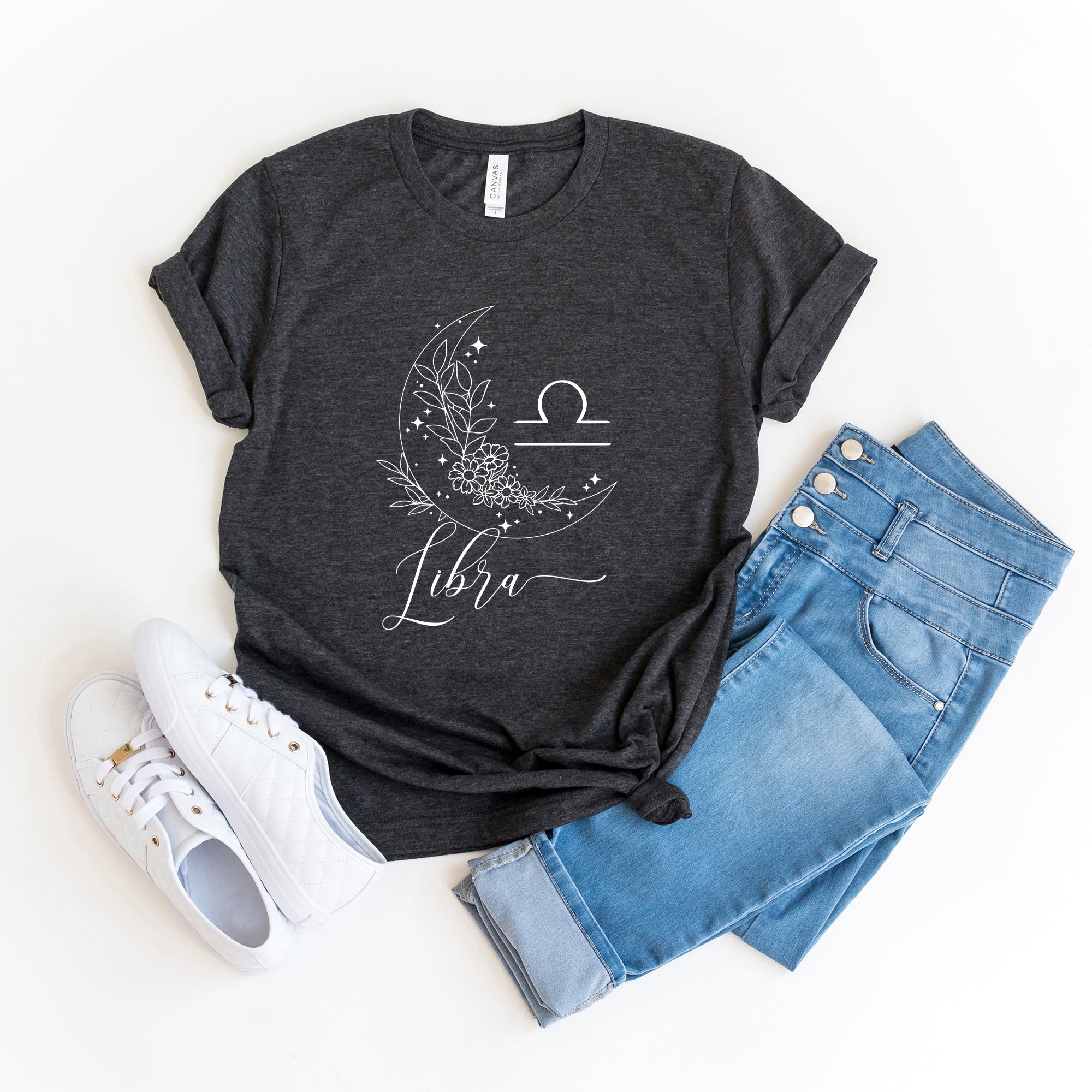 Libra Floral | Short Sleeve Graphic Tee