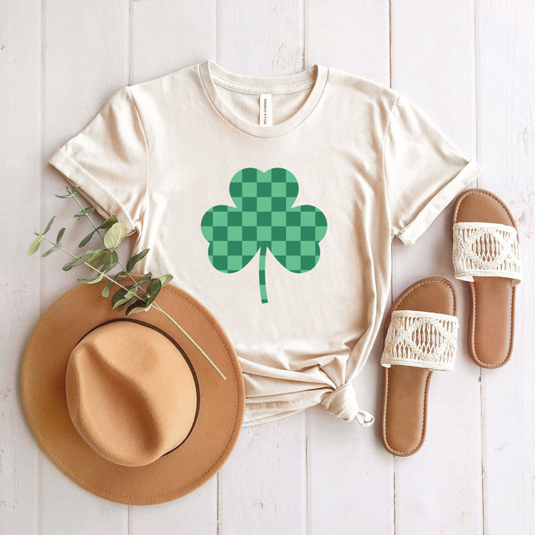 Checker Shamrock | Short Sleeve Graphic Tee