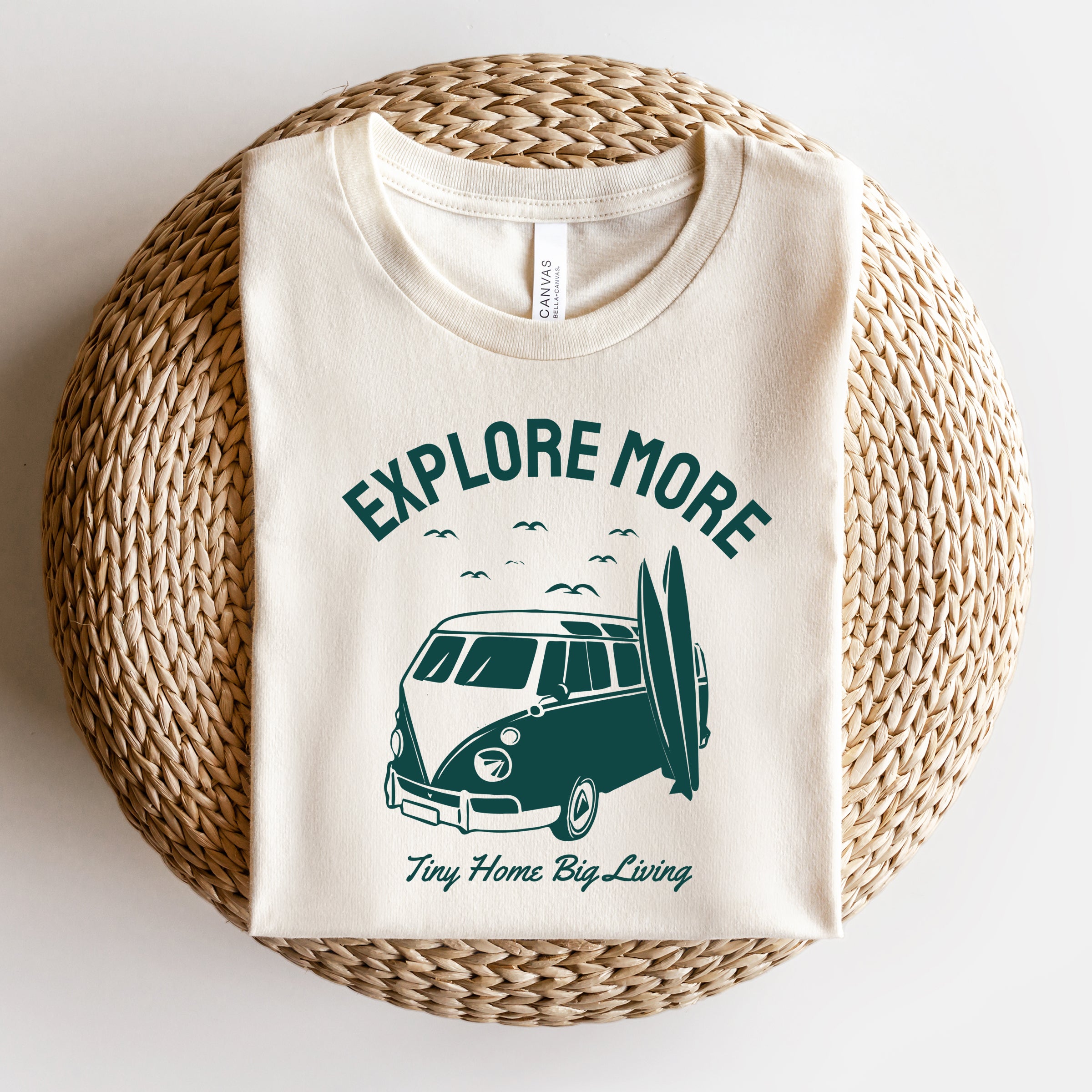Explore More Surf Board | Short Sleeve Graphic Tee