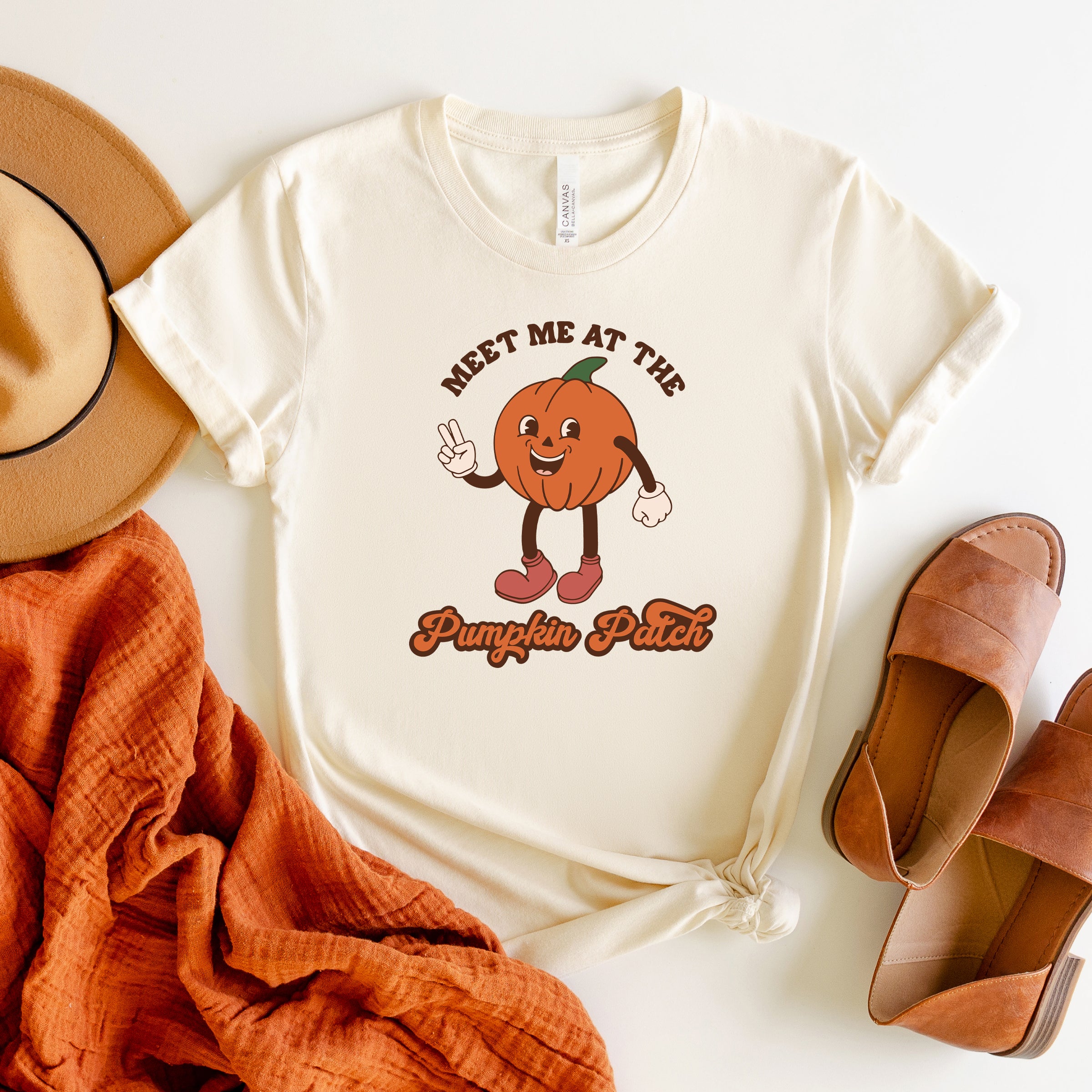 Meet Me At The Pumpkin Patch Pumpkin | Short Sleeve Graphic Tee