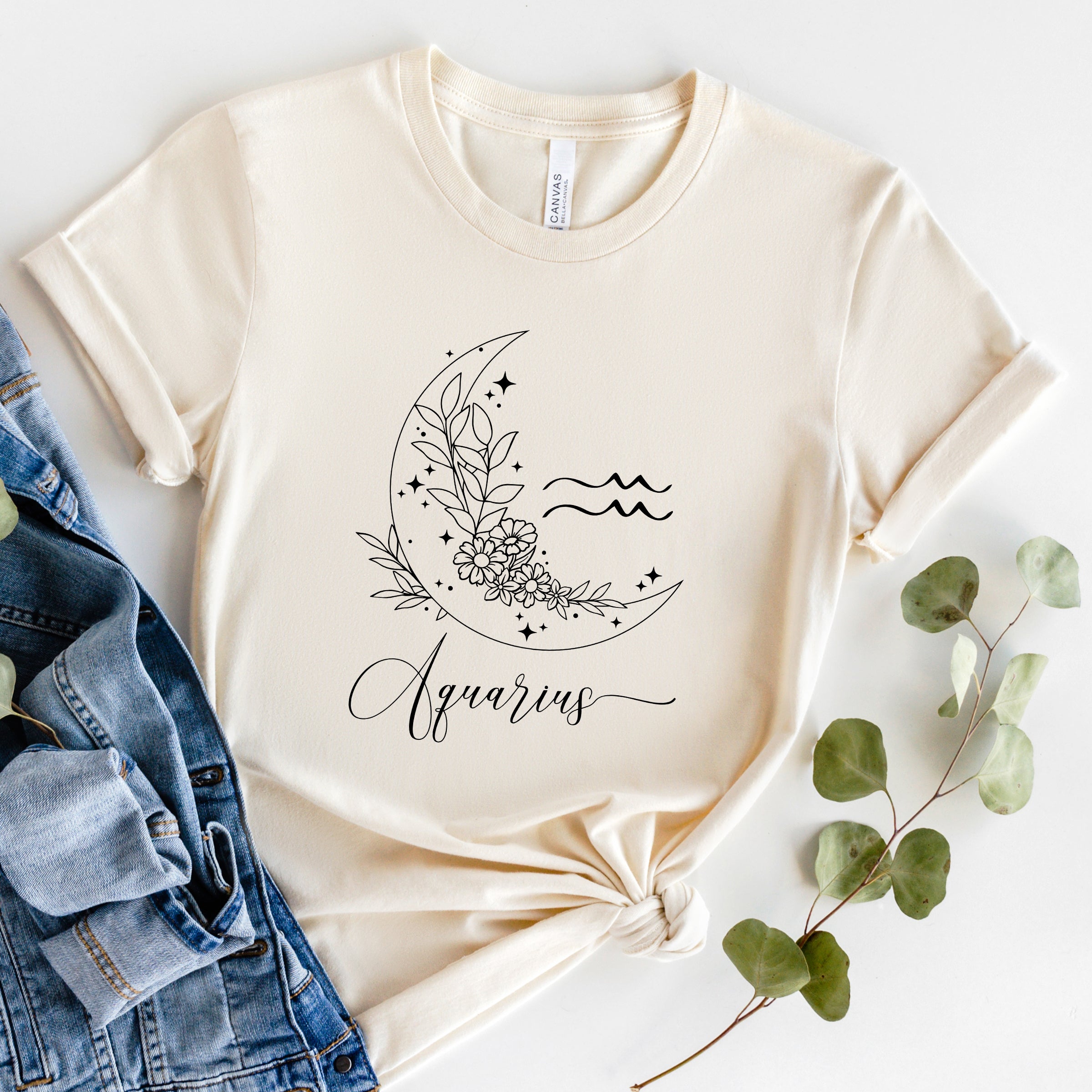 Aquarius Floral | Short Sleeve Graphic Tee