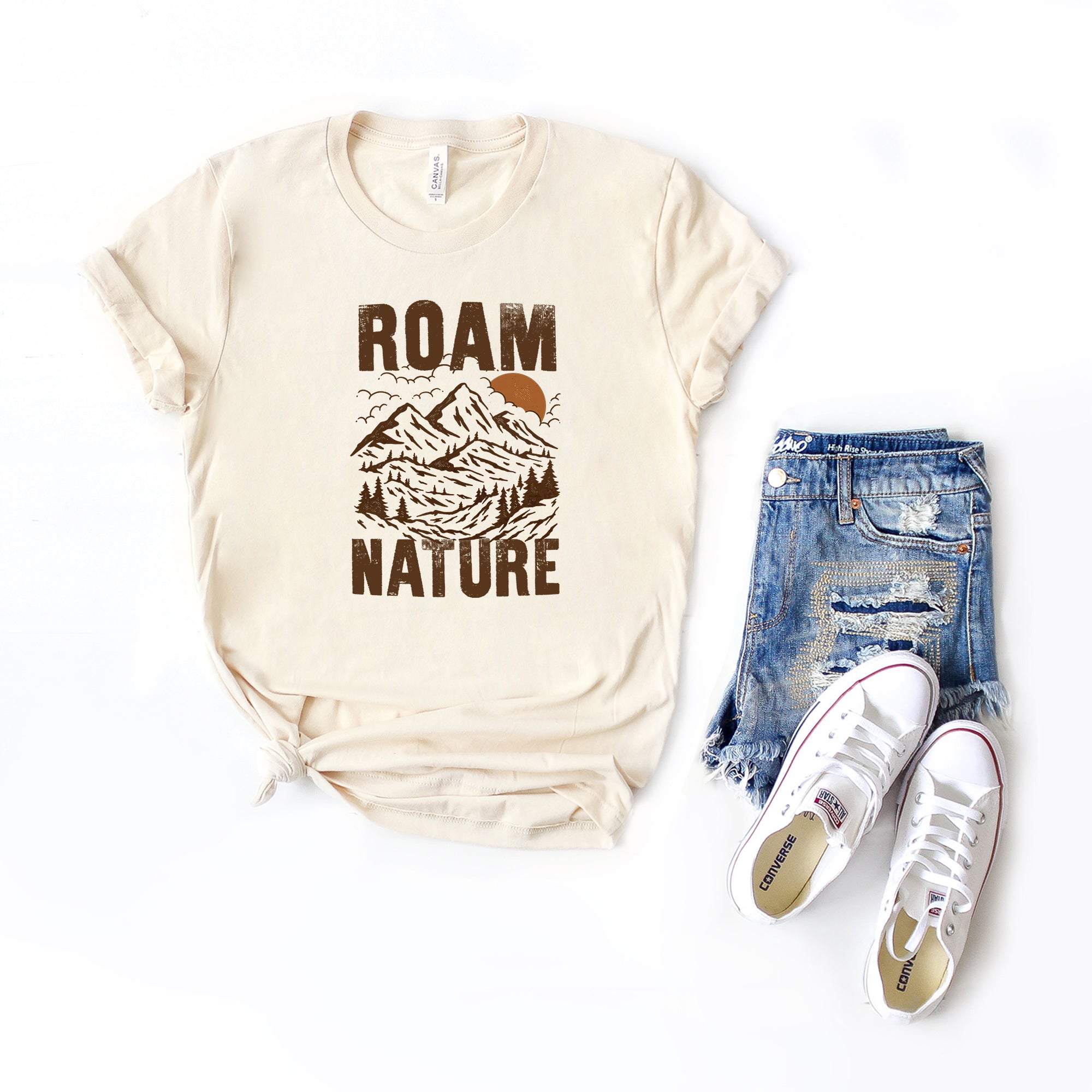 Roam Nature Mountains | Short Sleeve Graphic Tee
