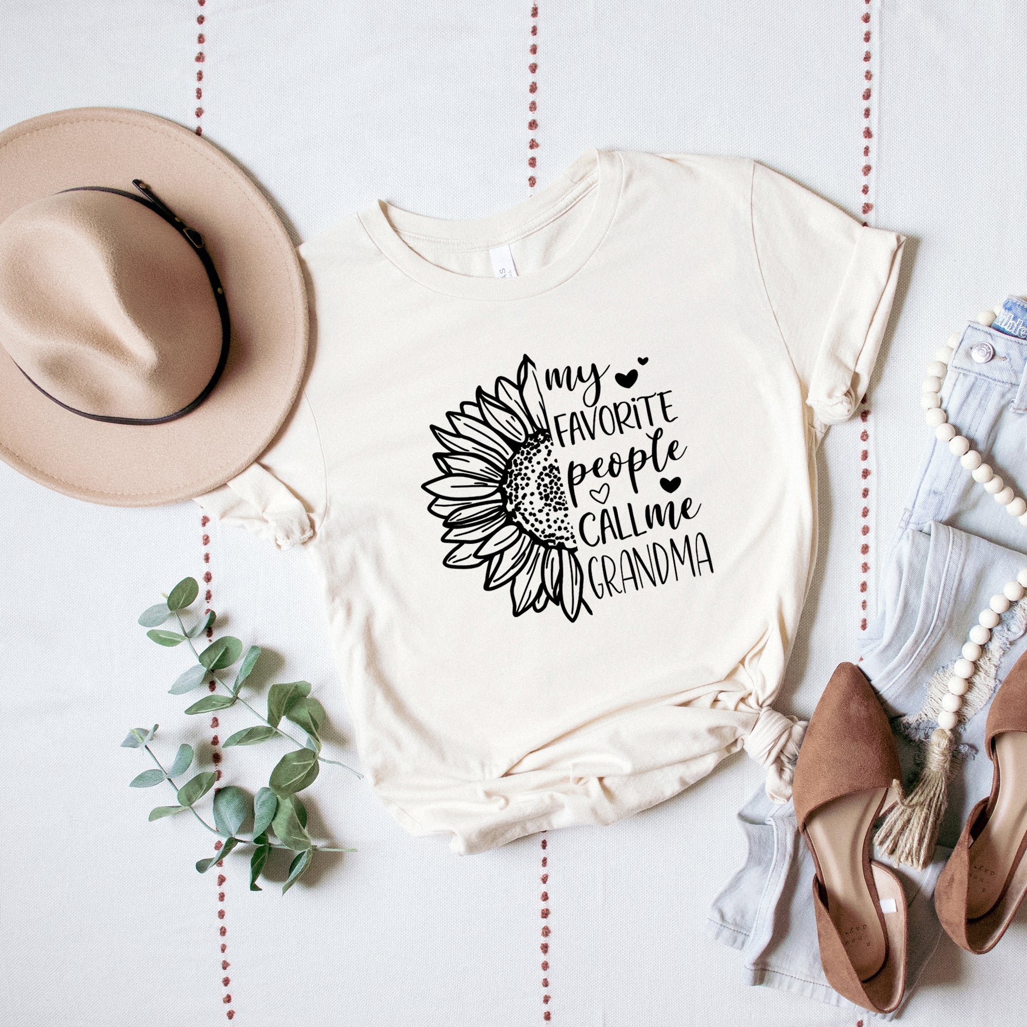 Sunflower Grandma | Short Sleeve Graphic Tee