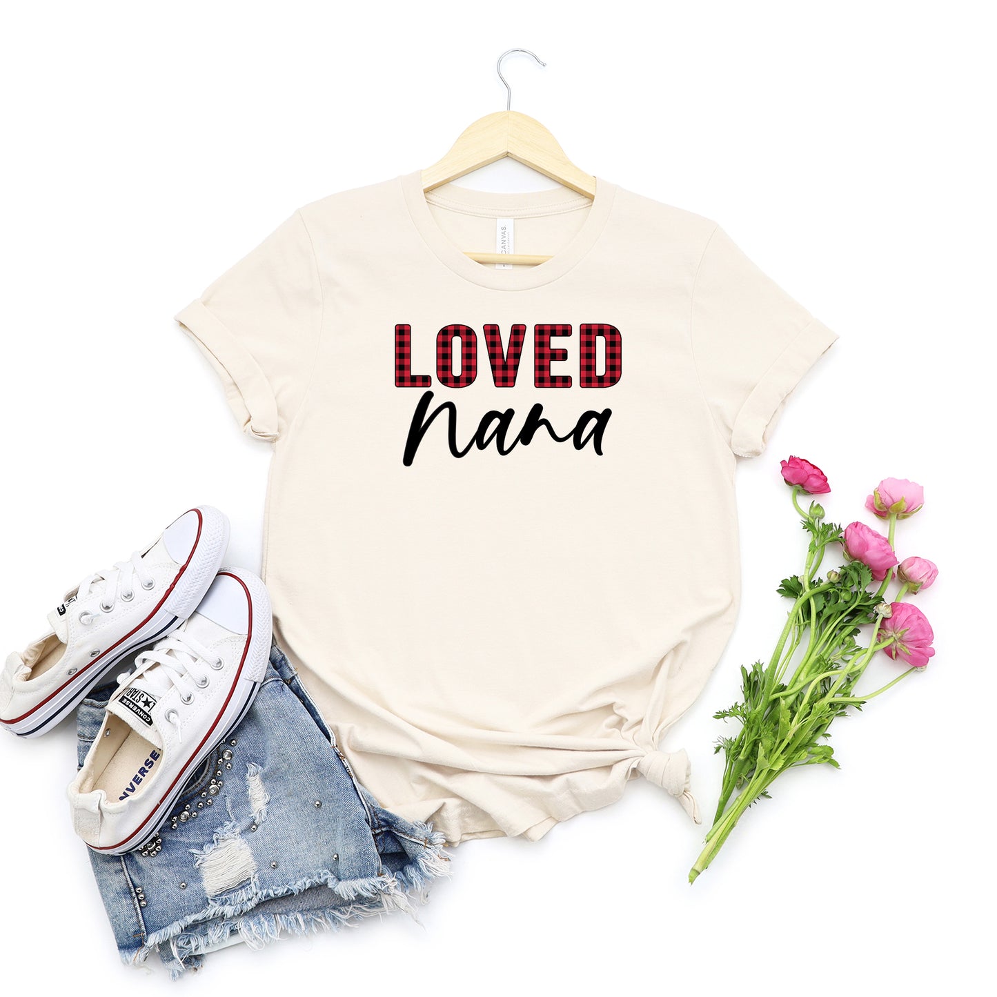 Loved Nana - Short Sleeve Crew Neck