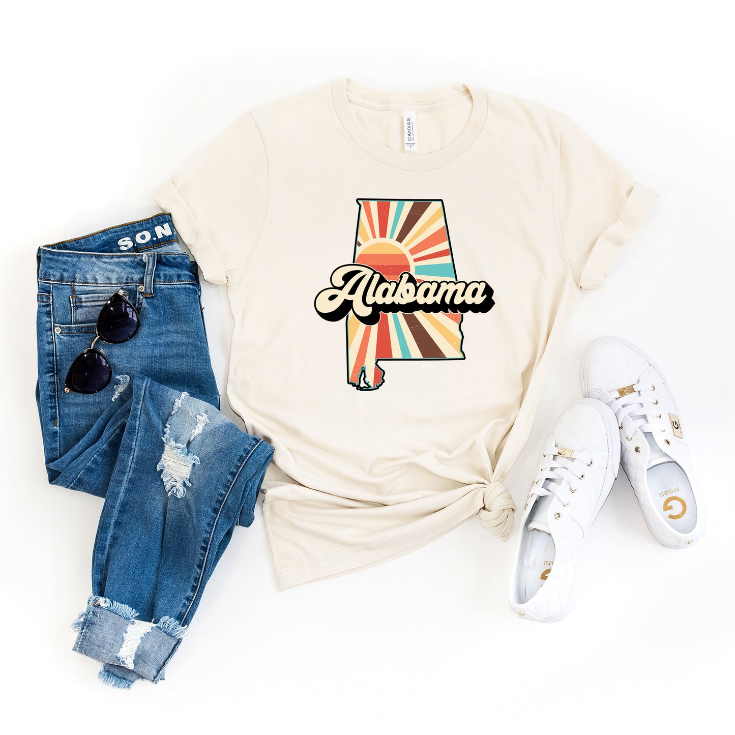 Retro Alabama | Short Sleeve Graphic Tee