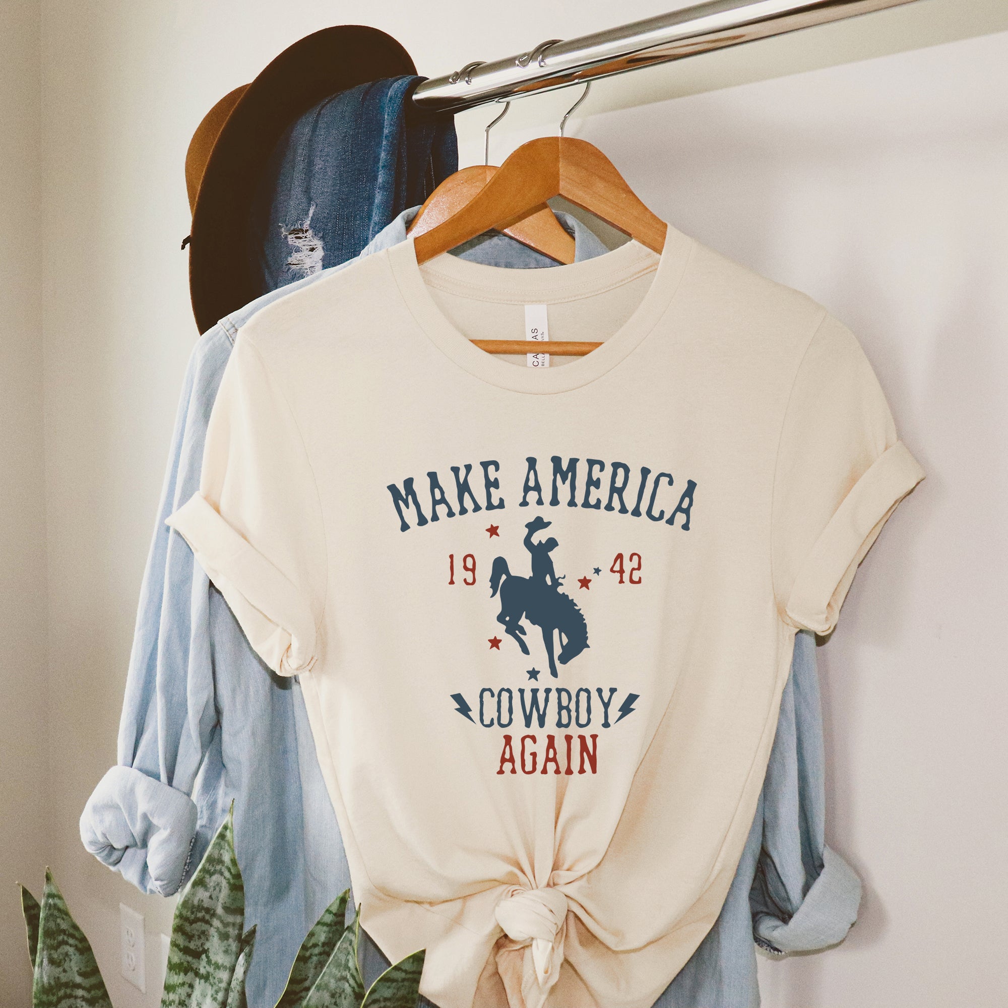 Make America Cowboy Again | Short Sleeve Graphic Tee