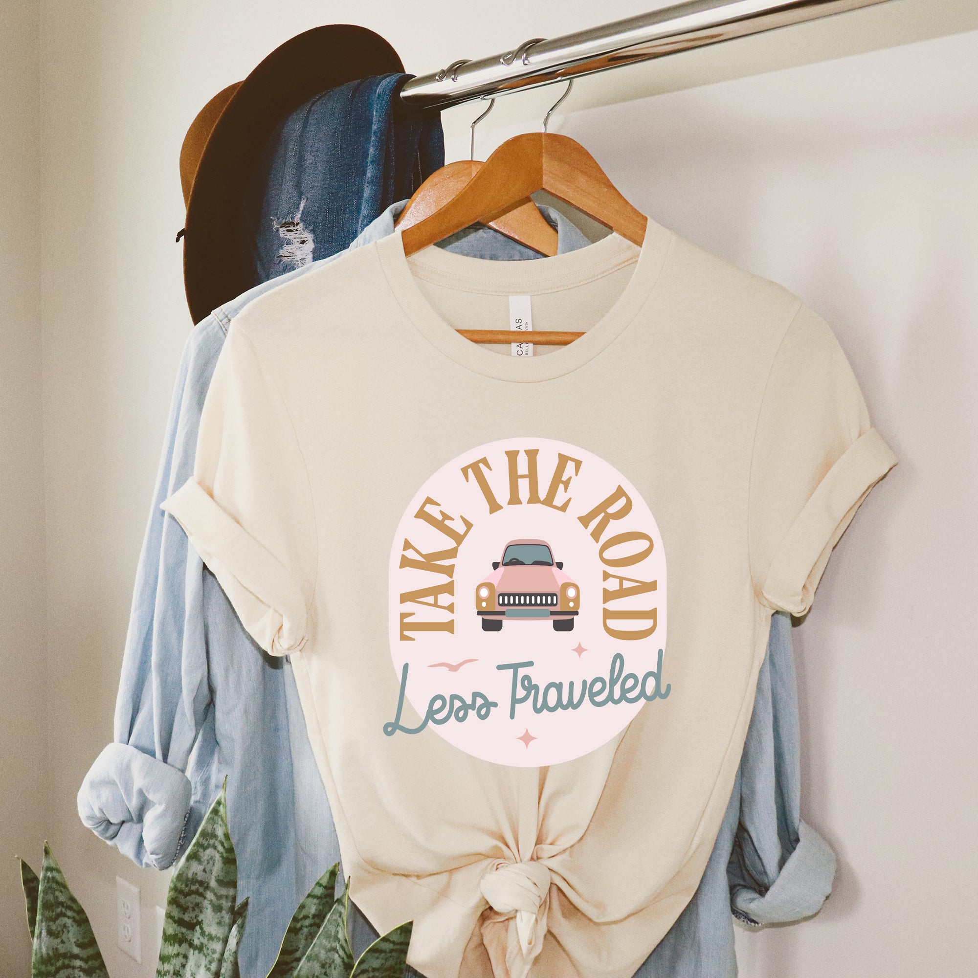 Road Less Traveled Car | Short Sleeve Graphic Tee
