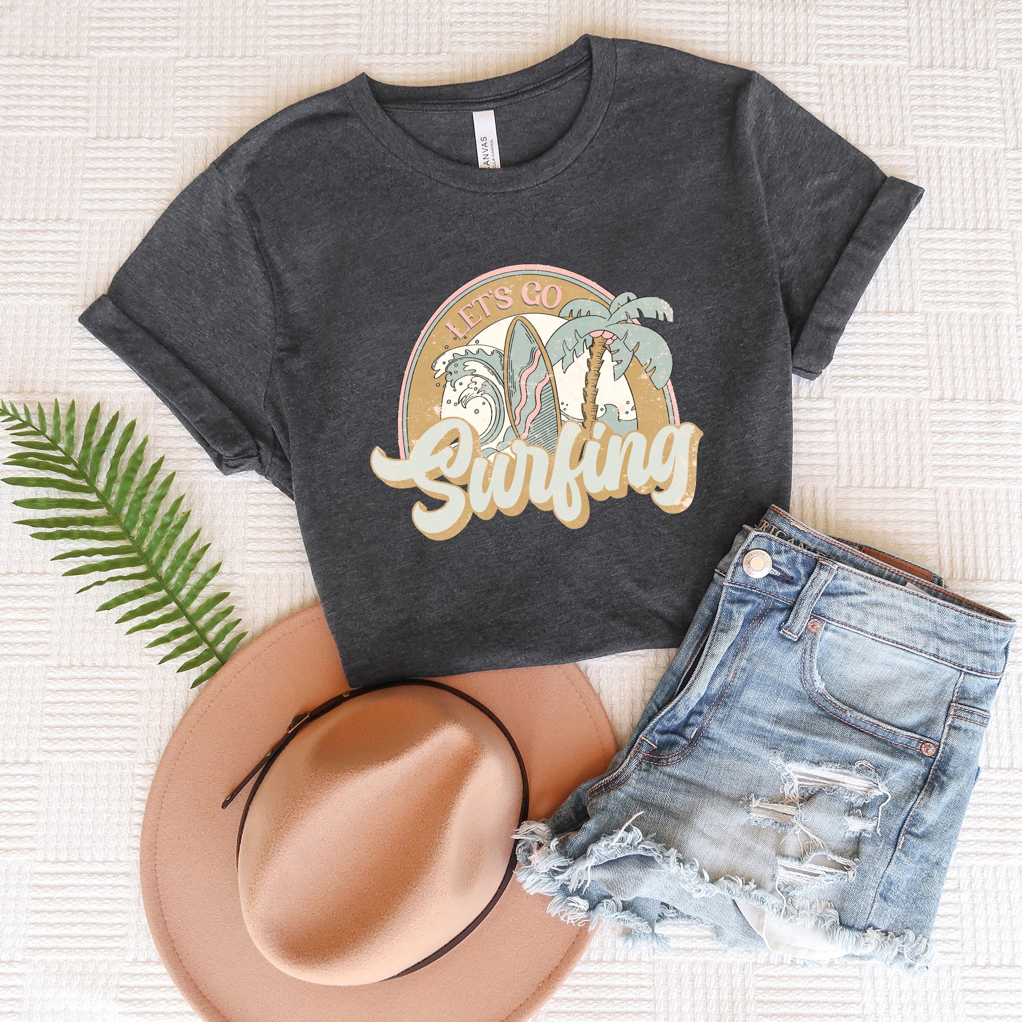 Let's Go Surfing | Short Sleeve Graphic Tee