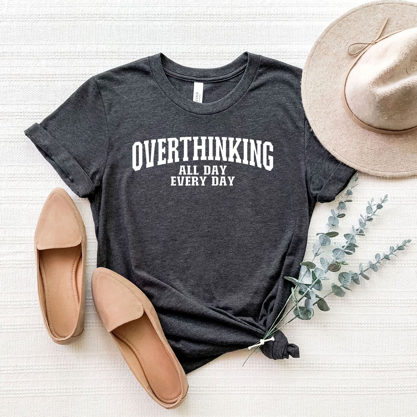 Overthinking All Day | Short Sleeve Graphic Tee