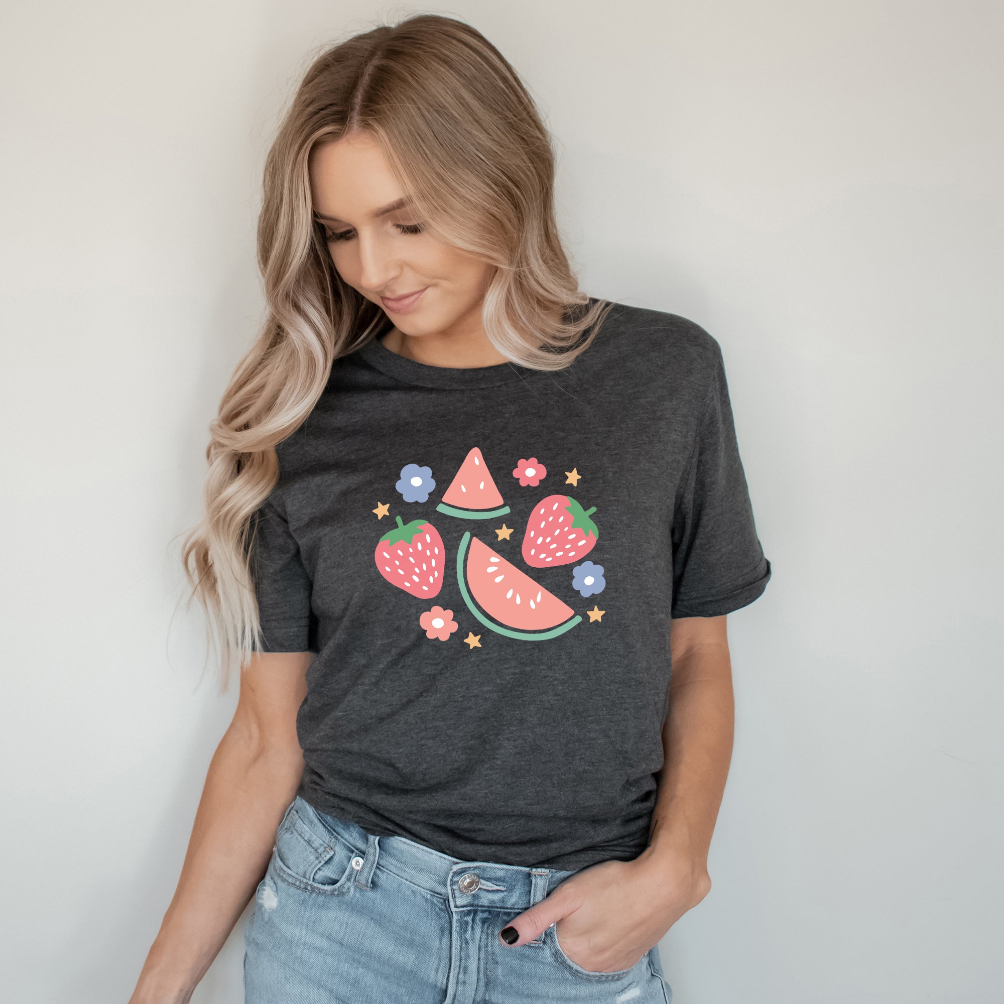 Pastel Fruits | Short Sleeve Graphic Tee
