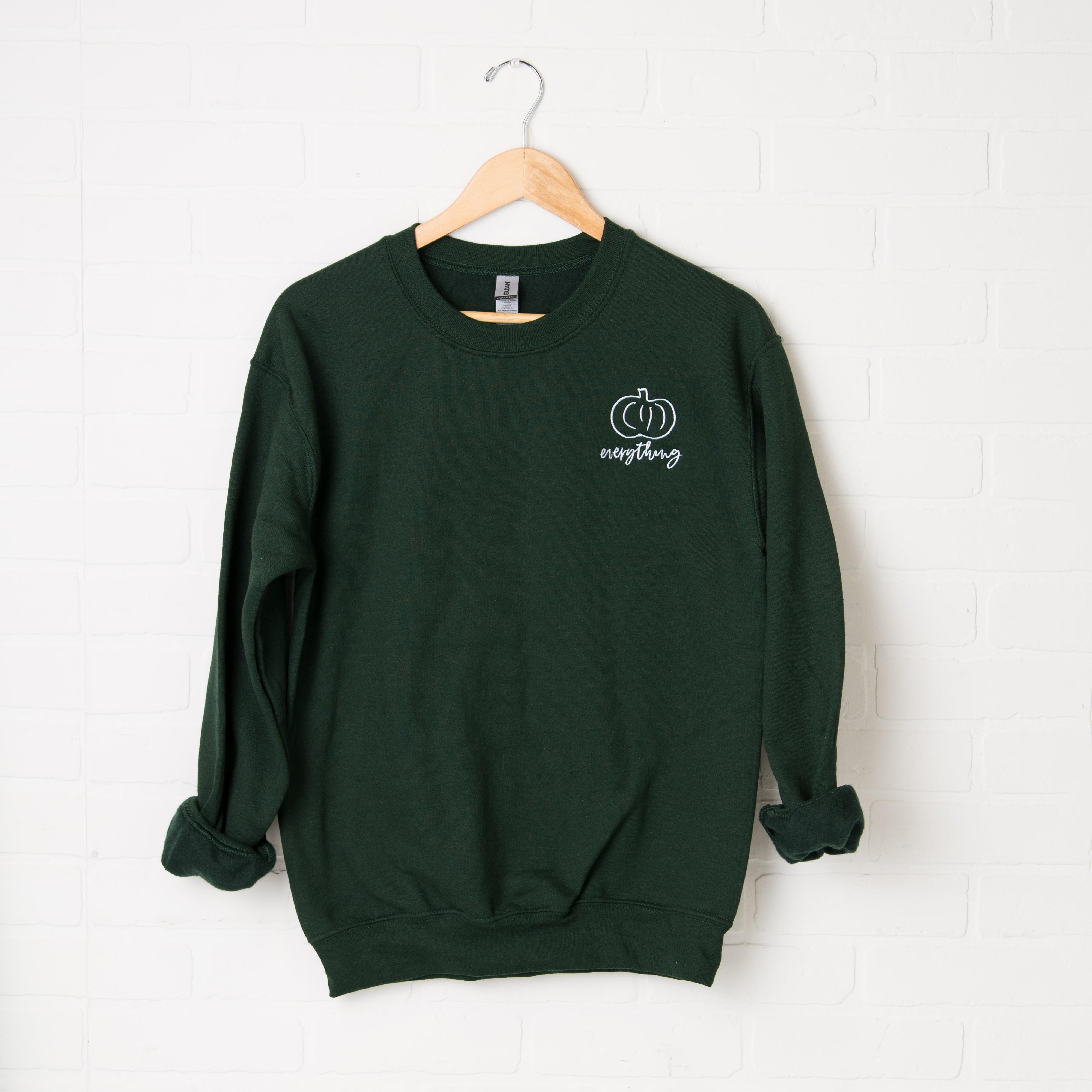 Pumpkin Everything | Embroidered Sweatshirt