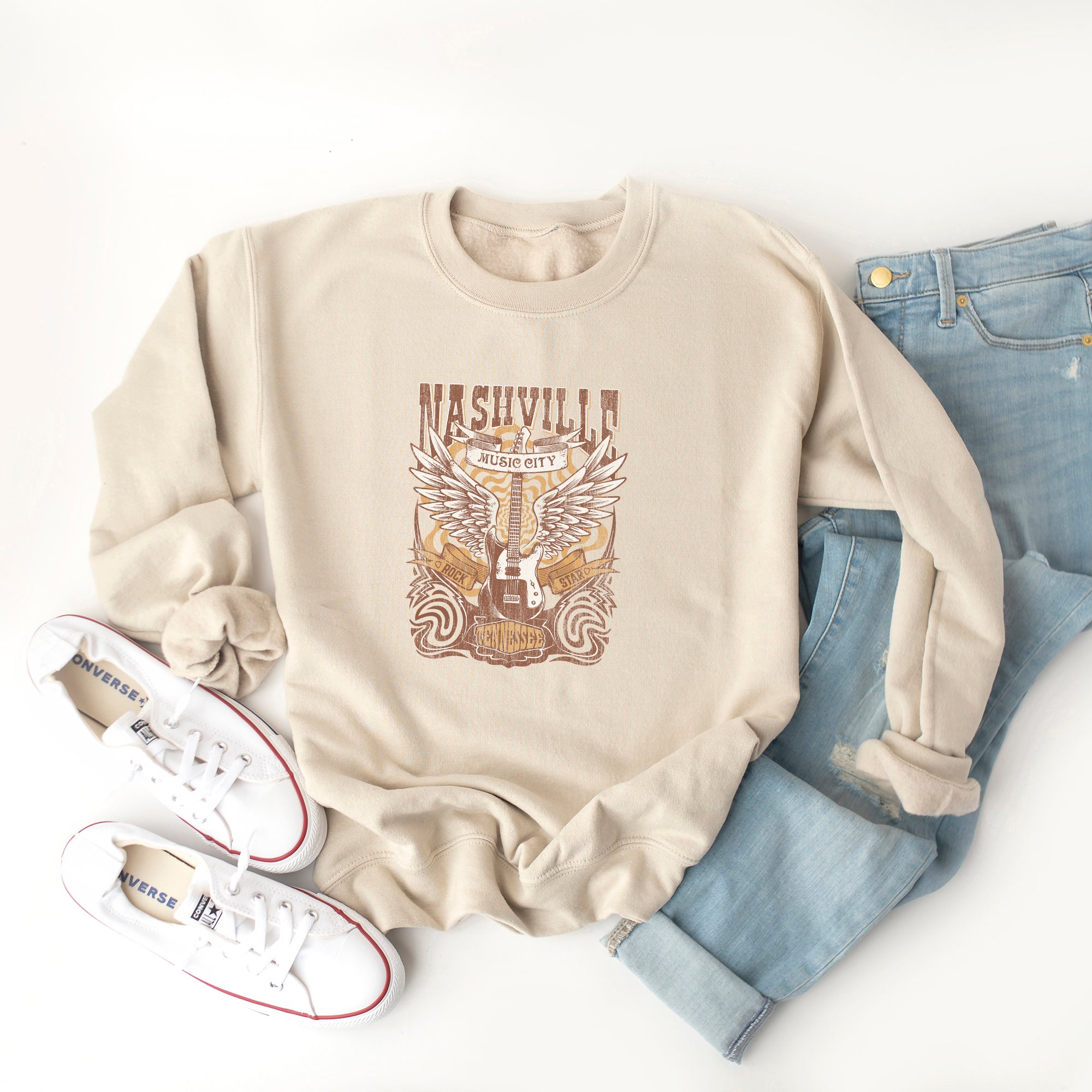 Nashville Guitar Wings | Sweatshirt