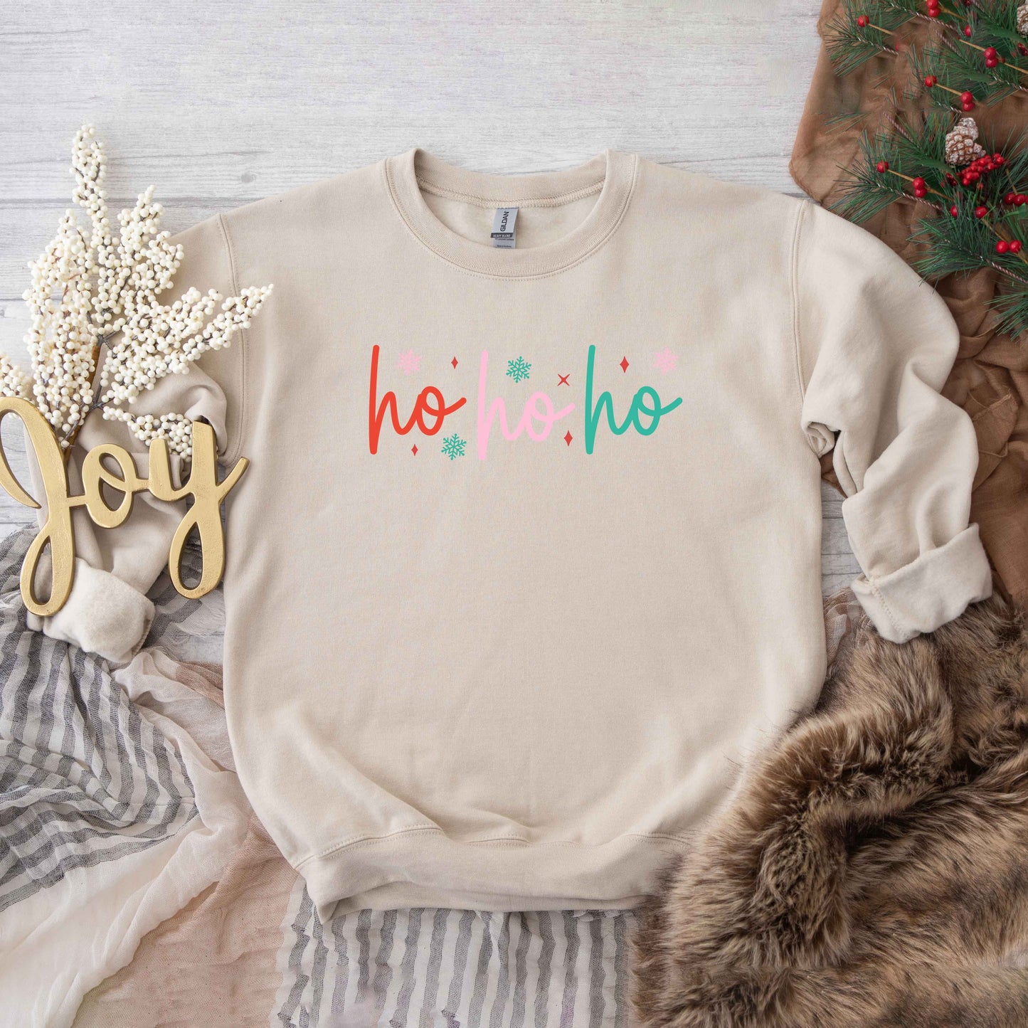Ho Ho Ho Colorful | Sweatshirt