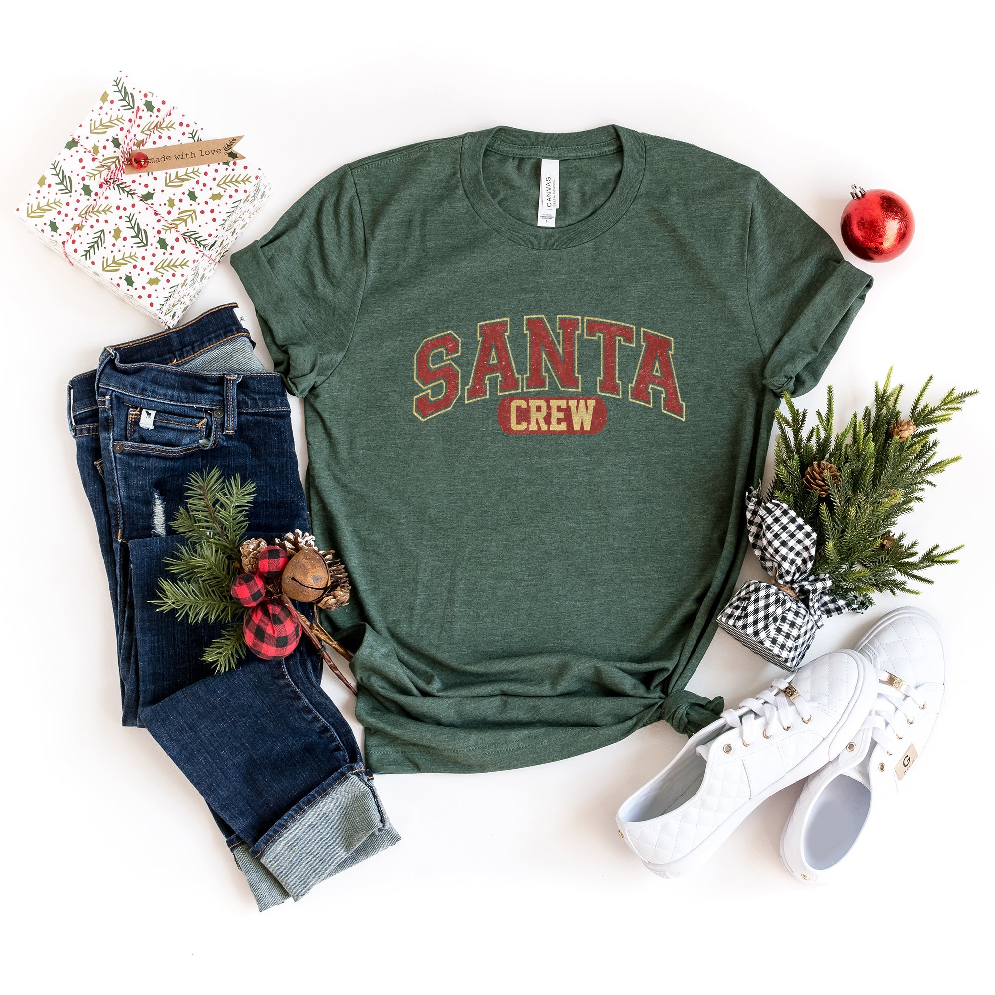 Santa Crew | Short Sleeve Crewneck
