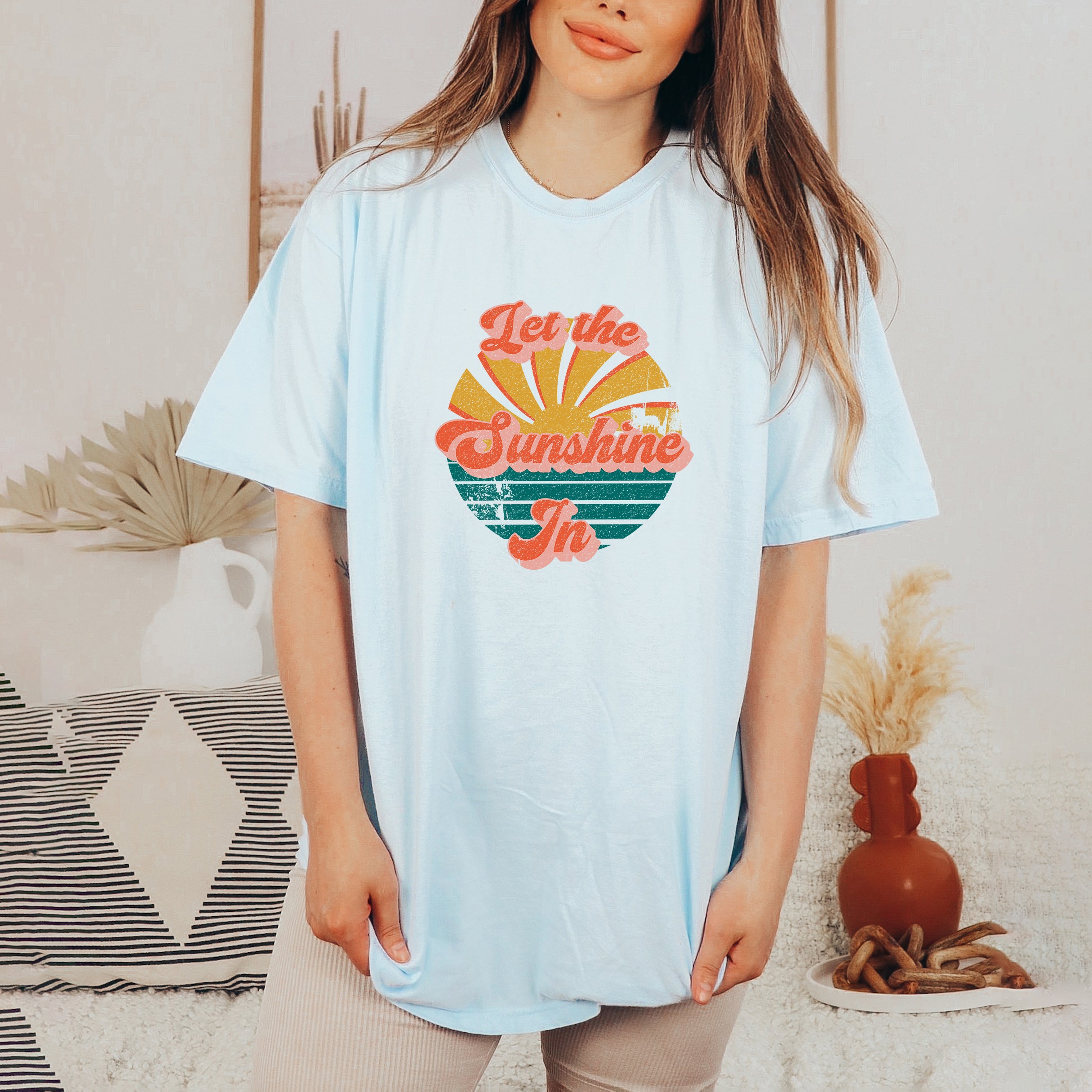 Let The Sunshine In | Garment Dyed Short Sleeve Tee