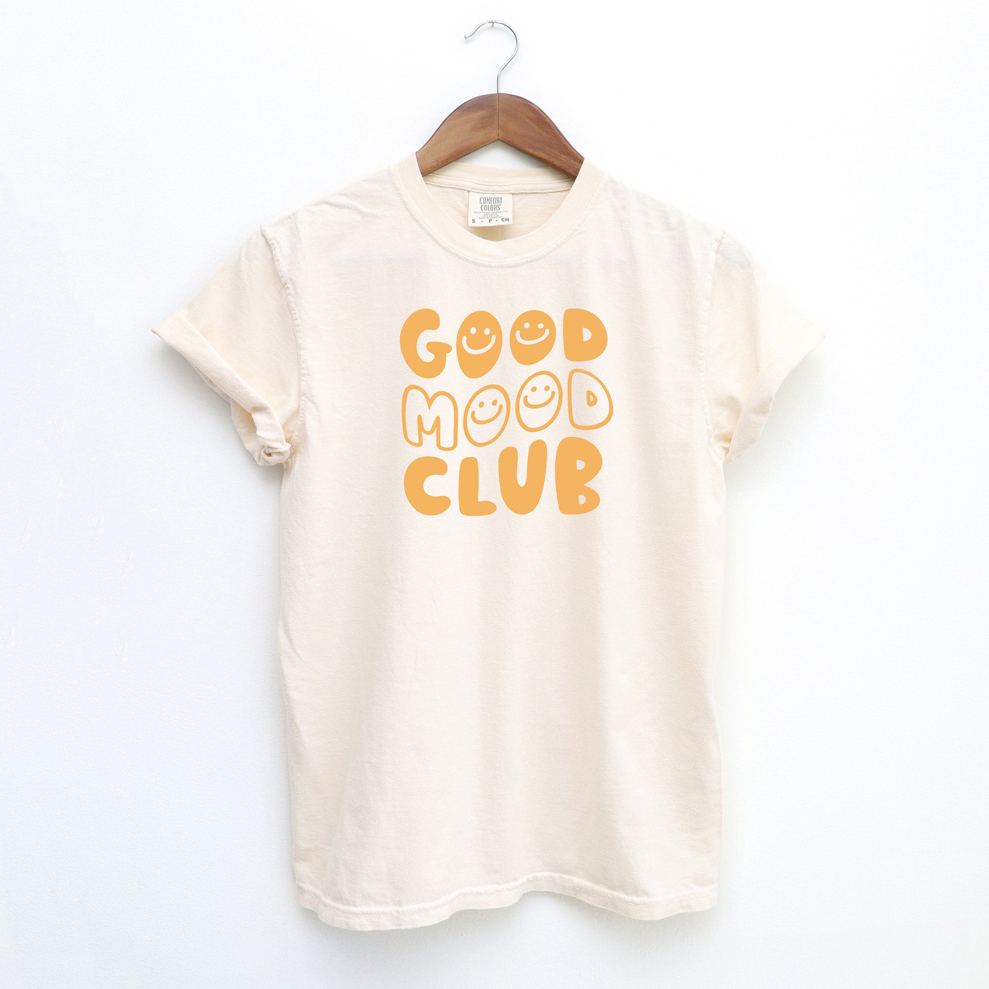 Good Mood Club Smiley | Garment Dyed Short Sleeve Tee