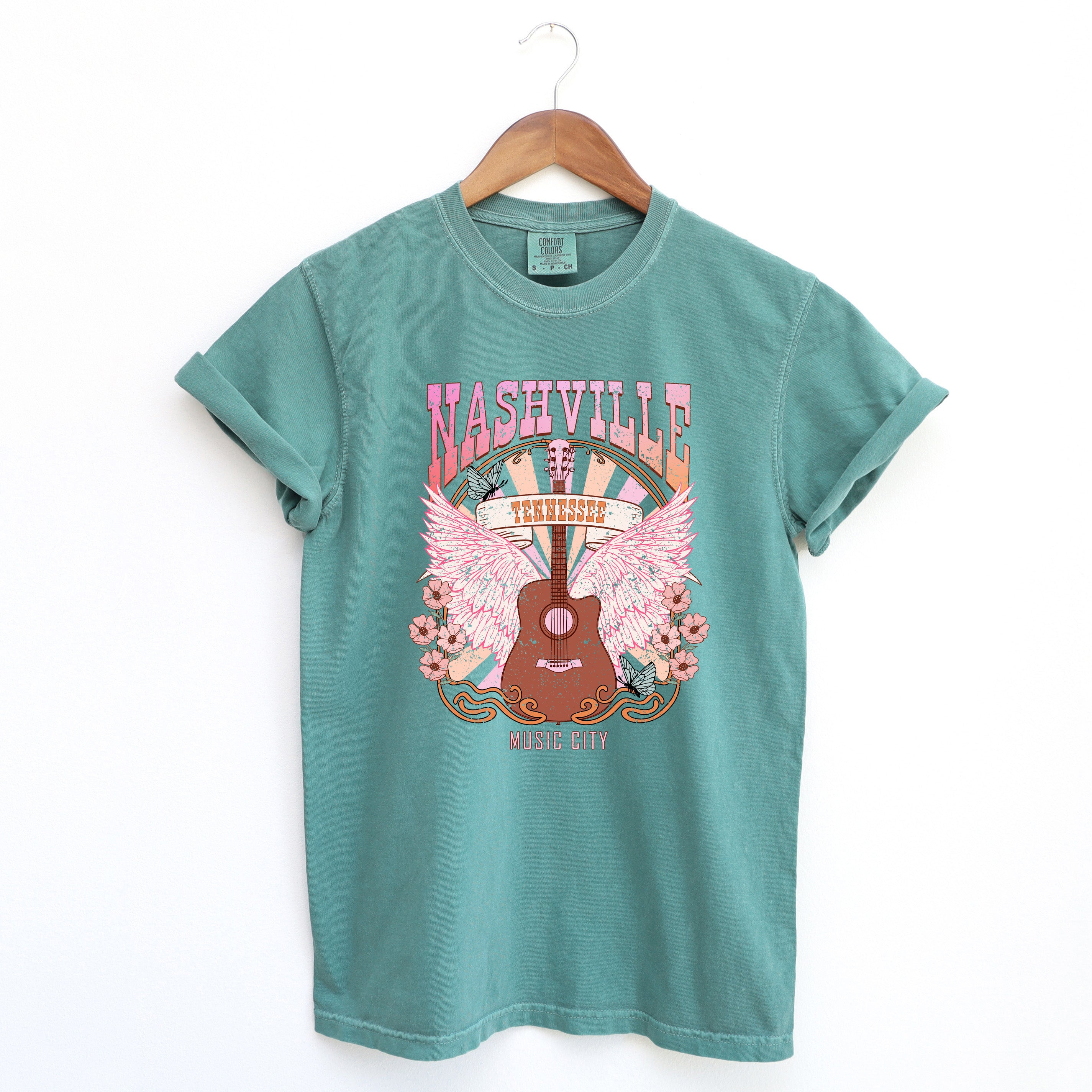 Nashville Wings | Garment Dyed Short Sleeve Tee