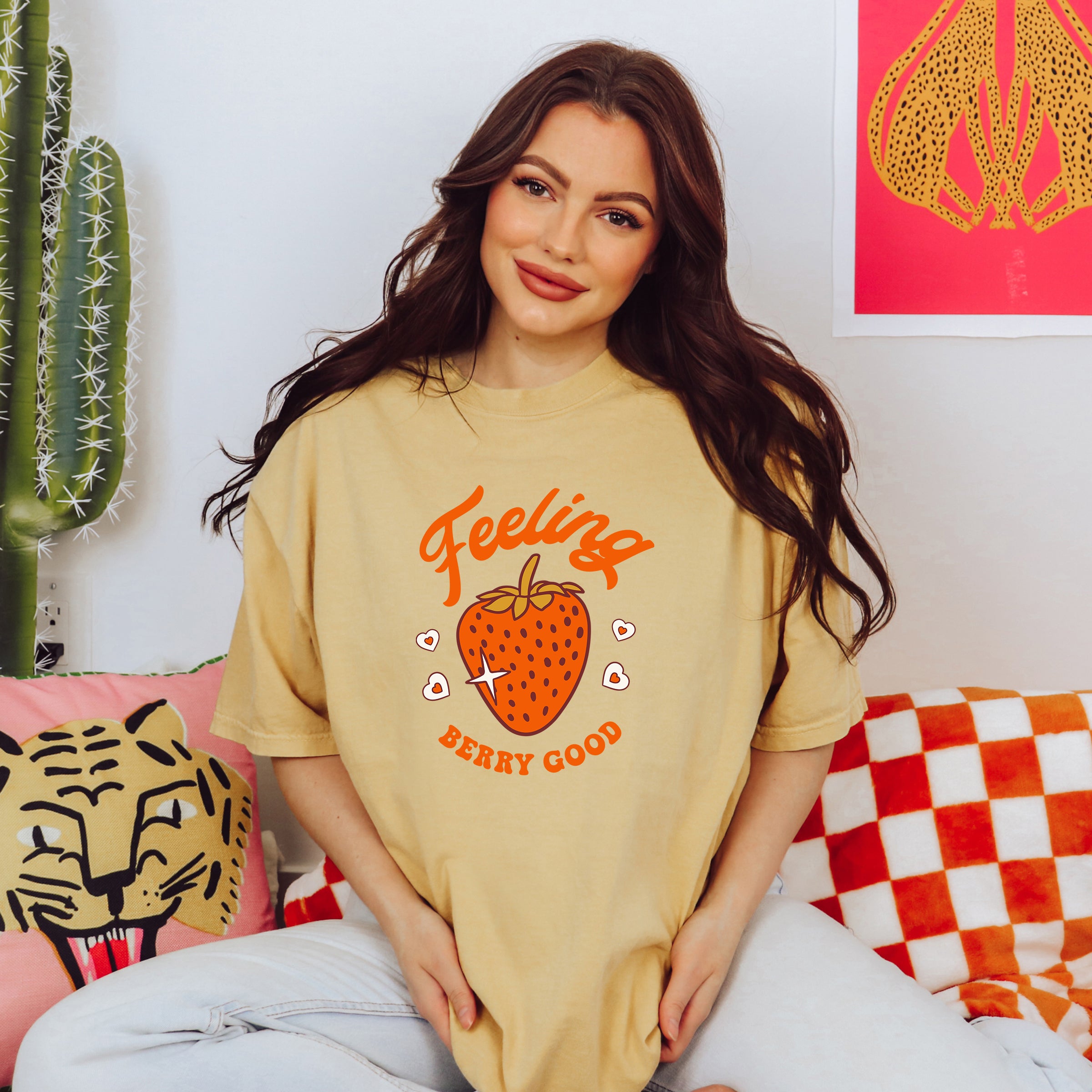 Feelin Berry Good | Garment Dyed Short Sleeve Tee