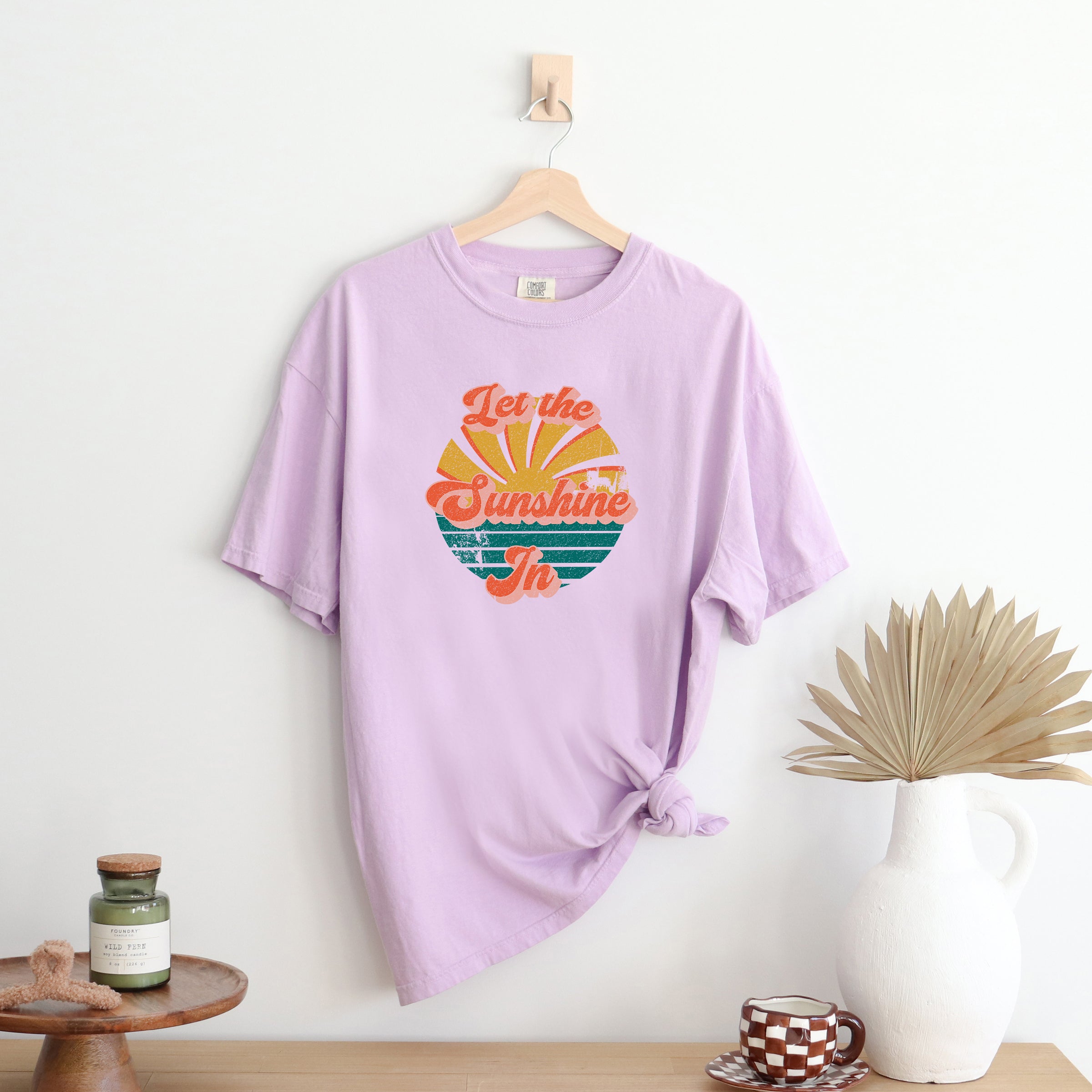 Let The Sunshine In | Garment Dyed Short Sleeve Tee