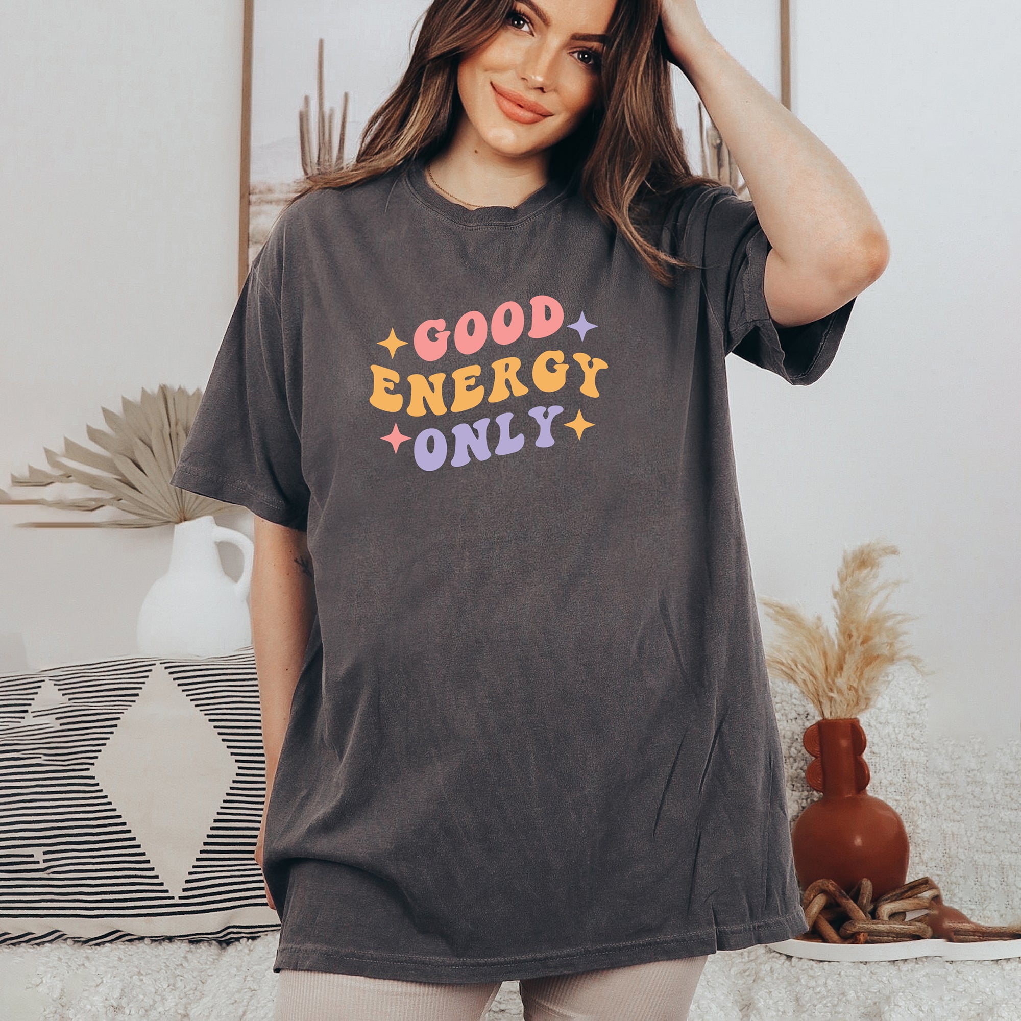 Good Energy Only Stars | Garment Dyed Short Sleeve Tee