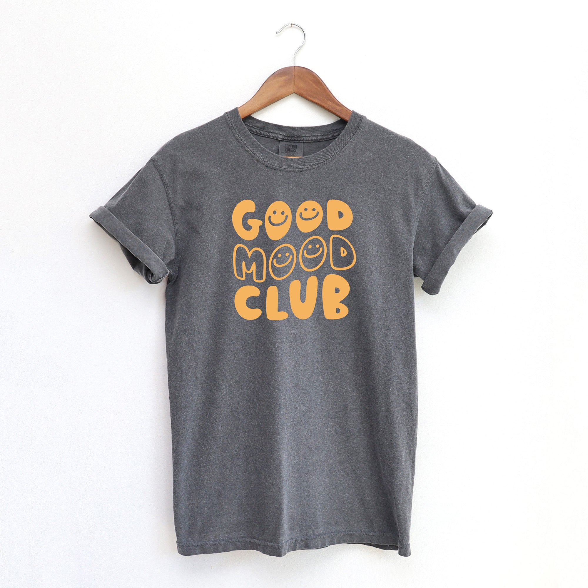 Good Mood Club Smiley | Garment Dyed Short Sleeve Tee