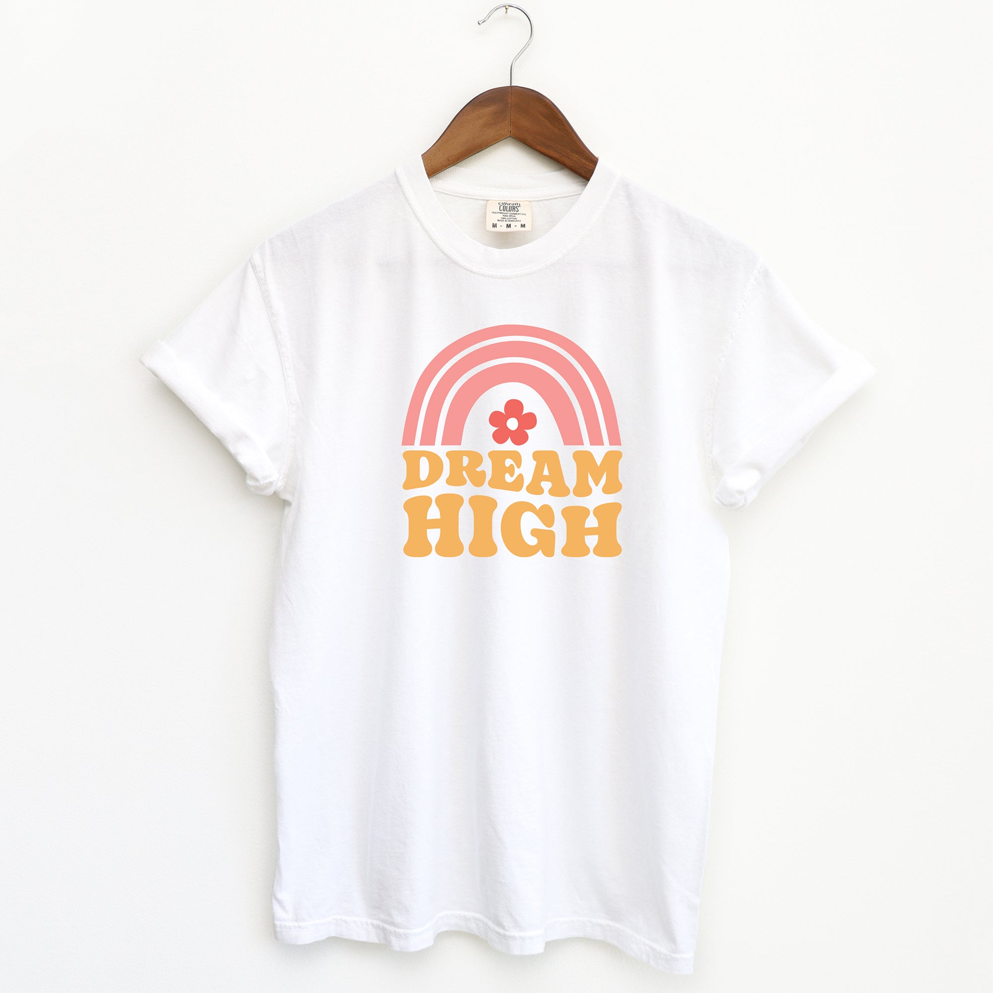 Dream High Rainbow | Garment Dyed Short Sleeve Tee
