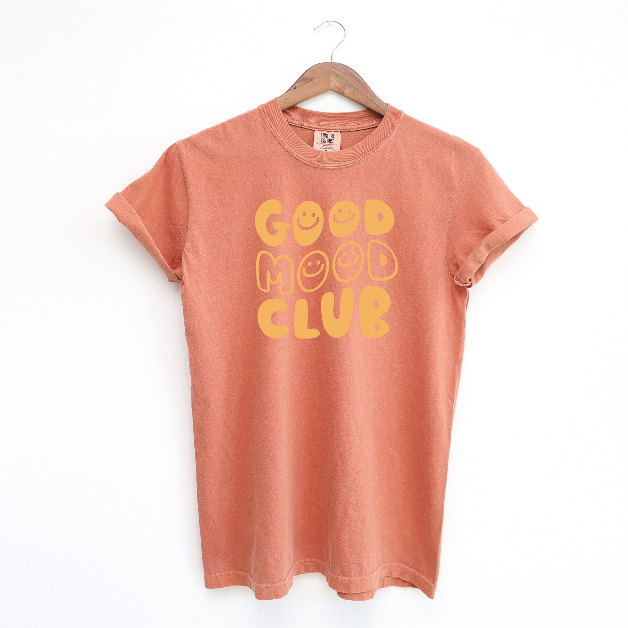 Good Mood Club Smiley | Garment Dyed Short Sleeve Tee