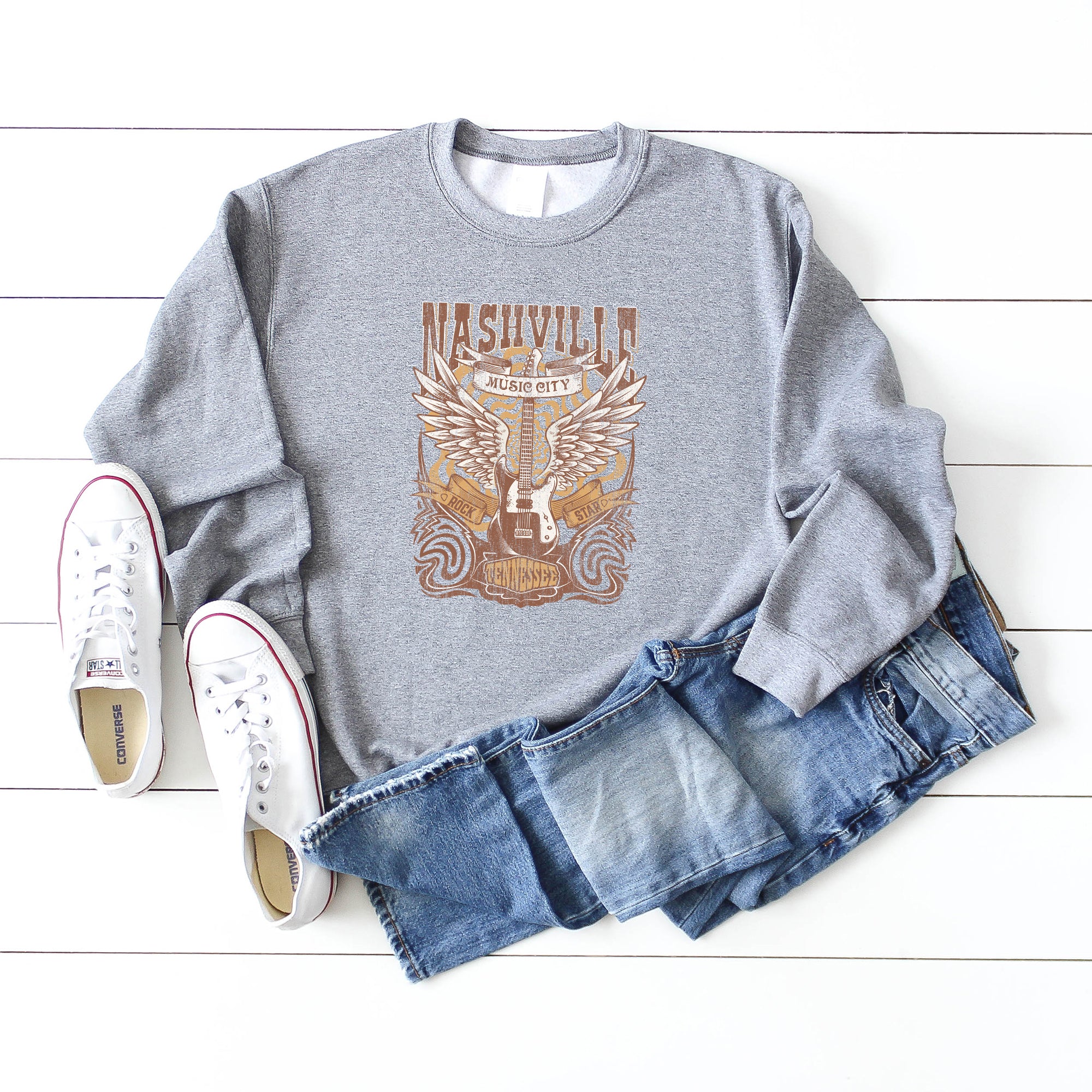 Nashville Guitar Wings | Sweatshirt