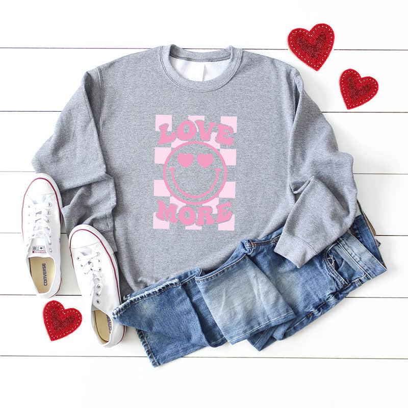 Love More Smiley | Sweatshirt