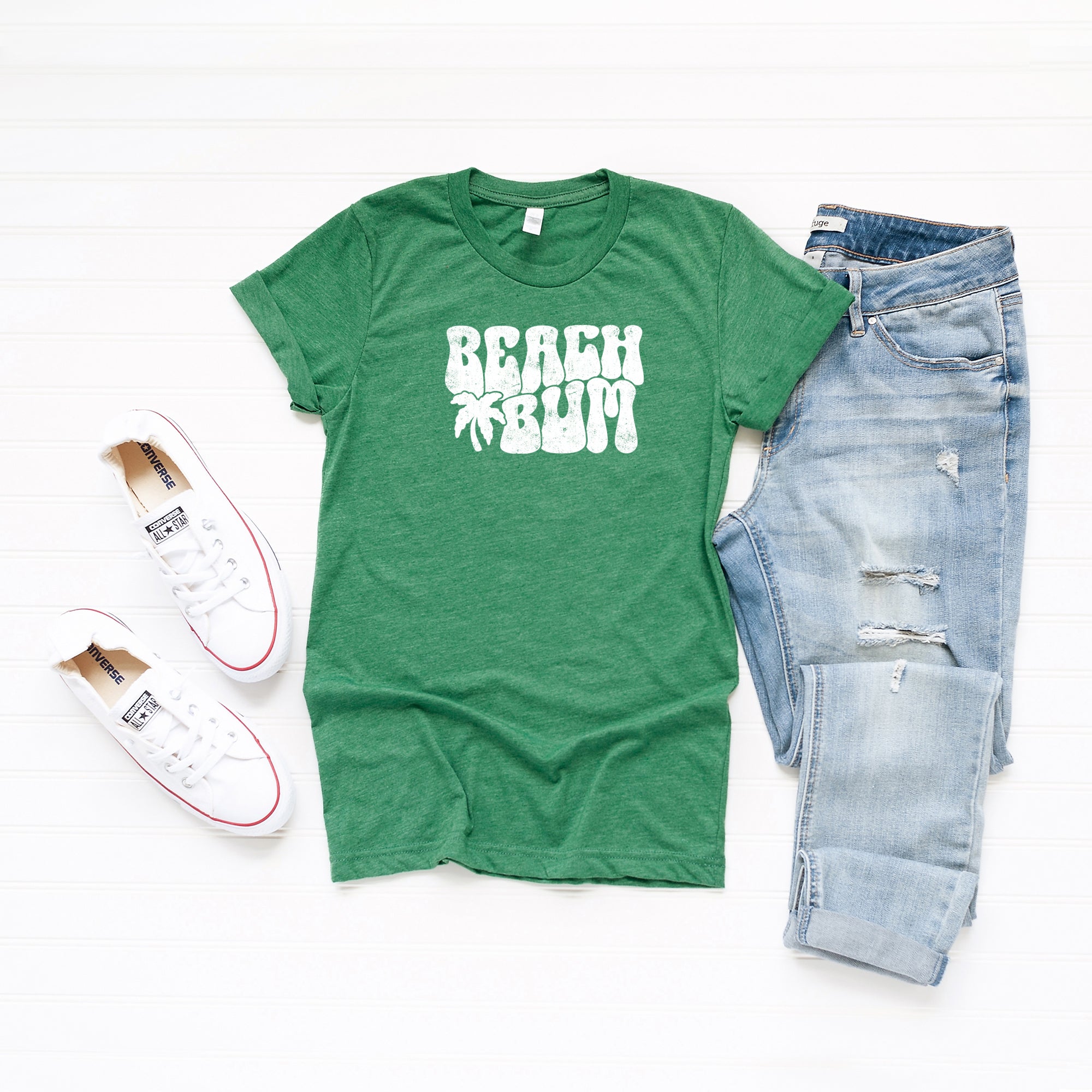 Beach Bum Palm Tree | Short Sleeve Graphic Tee