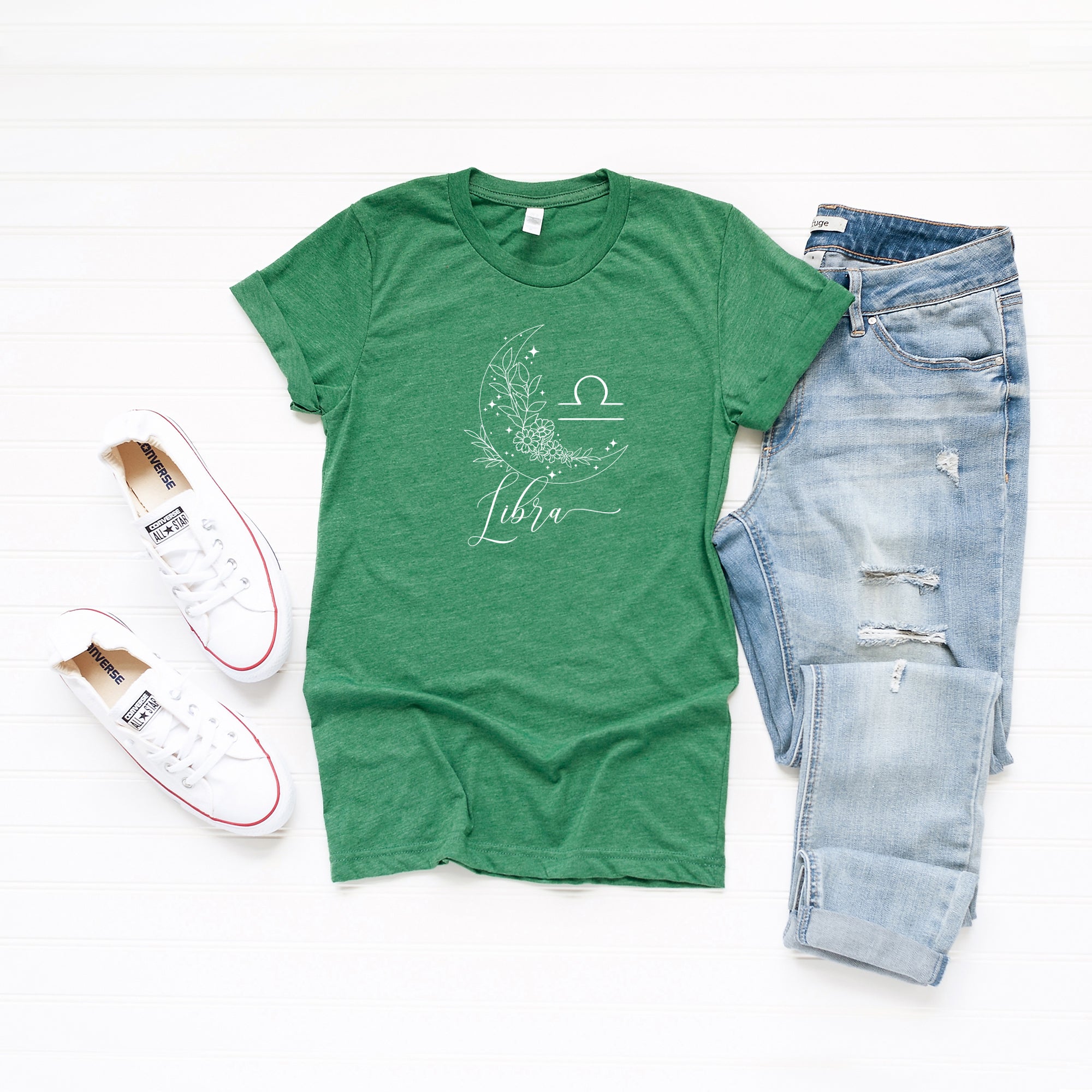 Libra Floral | Short Sleeve Graphic Tee