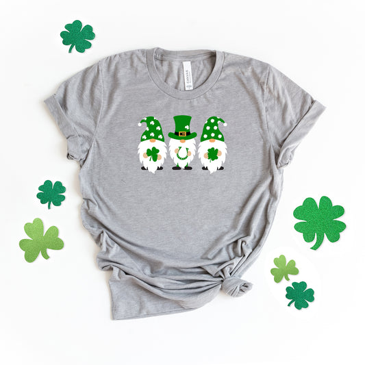 St. Patrick's Gnomes | Short Sleeve Graphic Tee