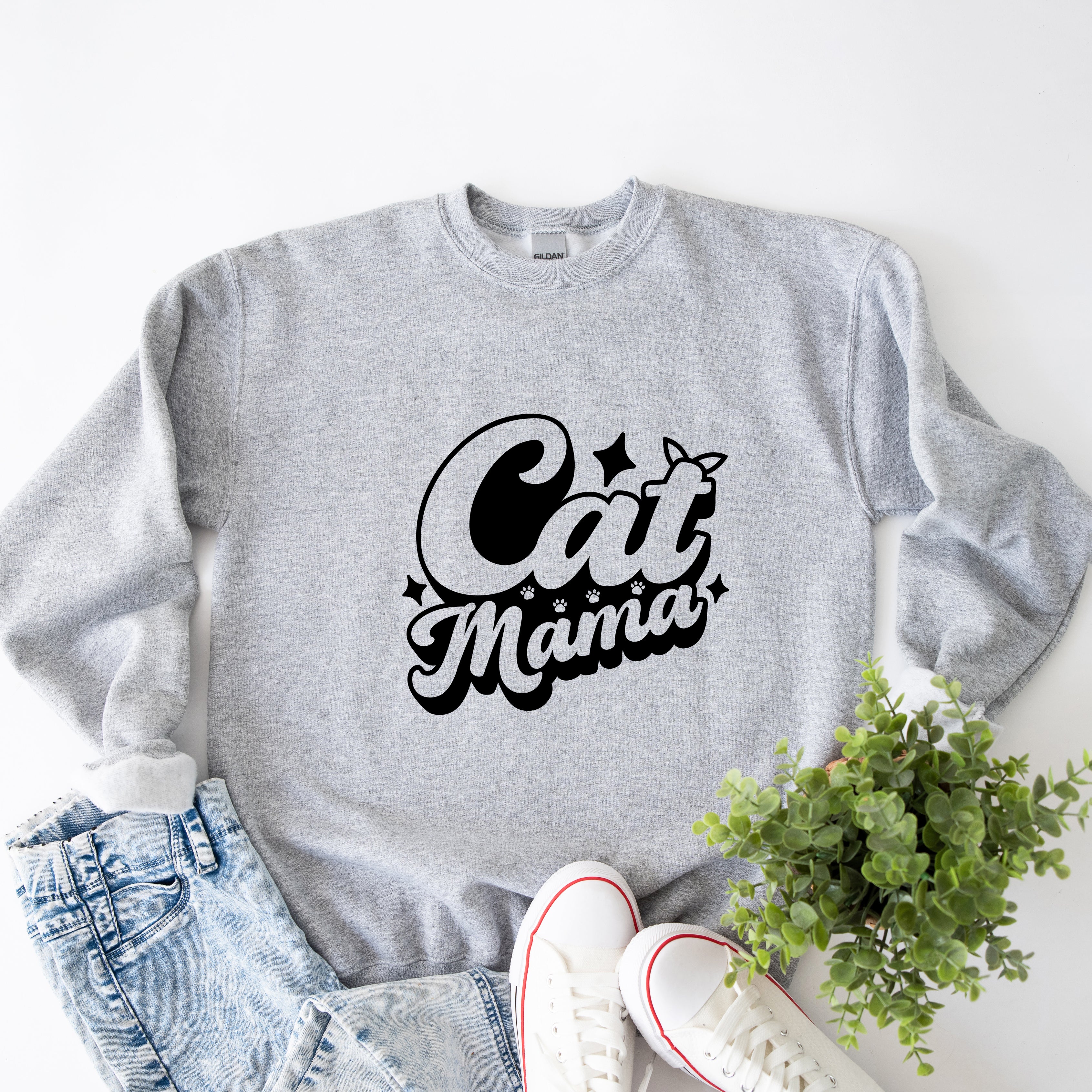 Cat Mama Bold | Sweatshirt