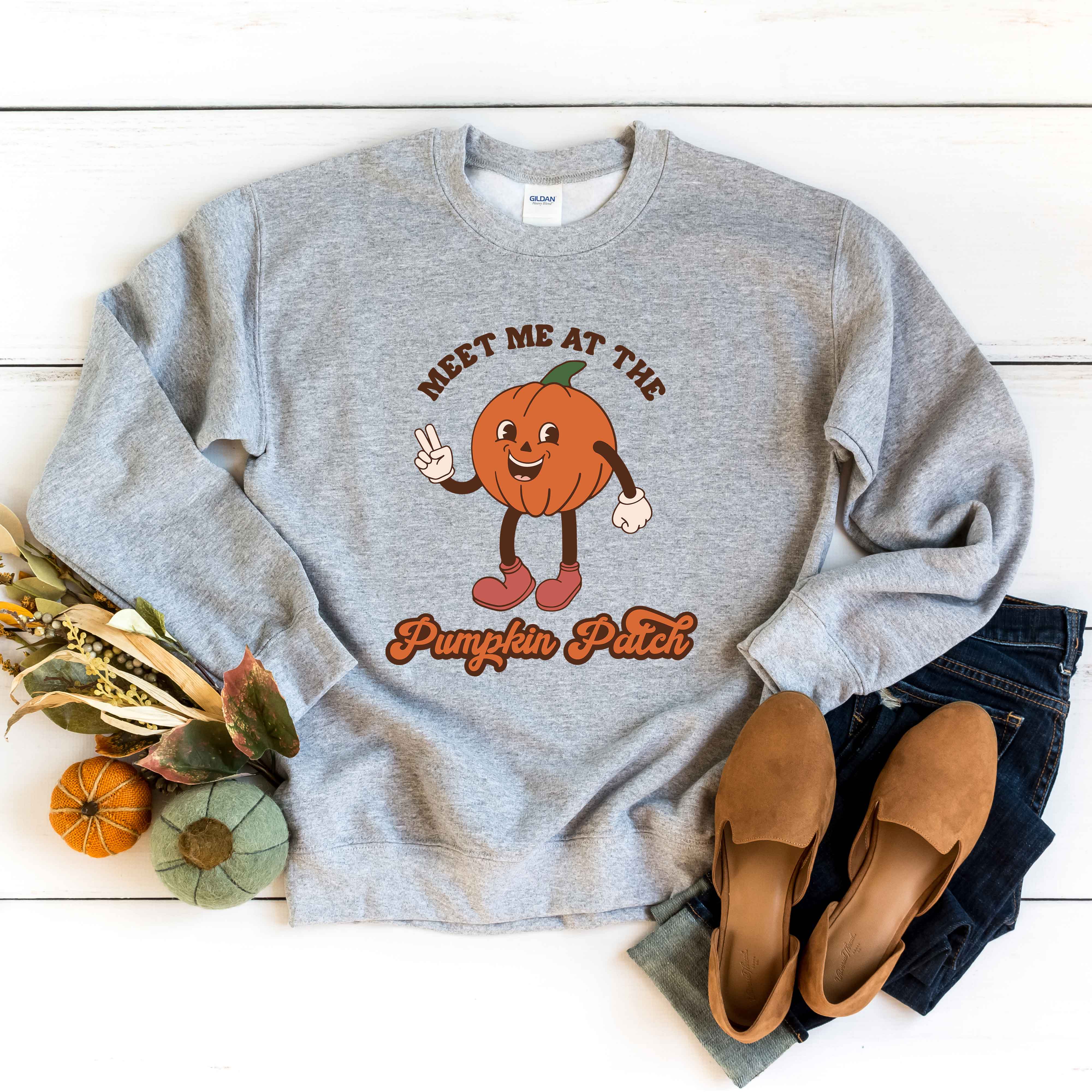 Meet Me At The Pumpkin Patch Pumpkin | Sweatshirt